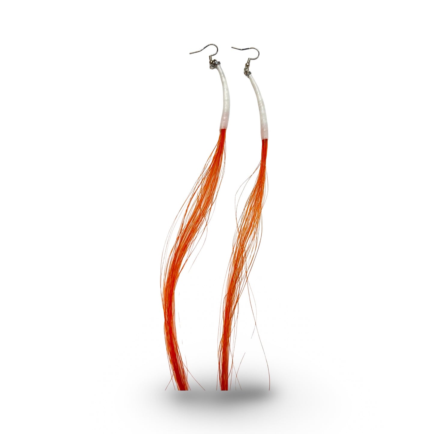 SG XL Horse Hair & Dentalium Earrings