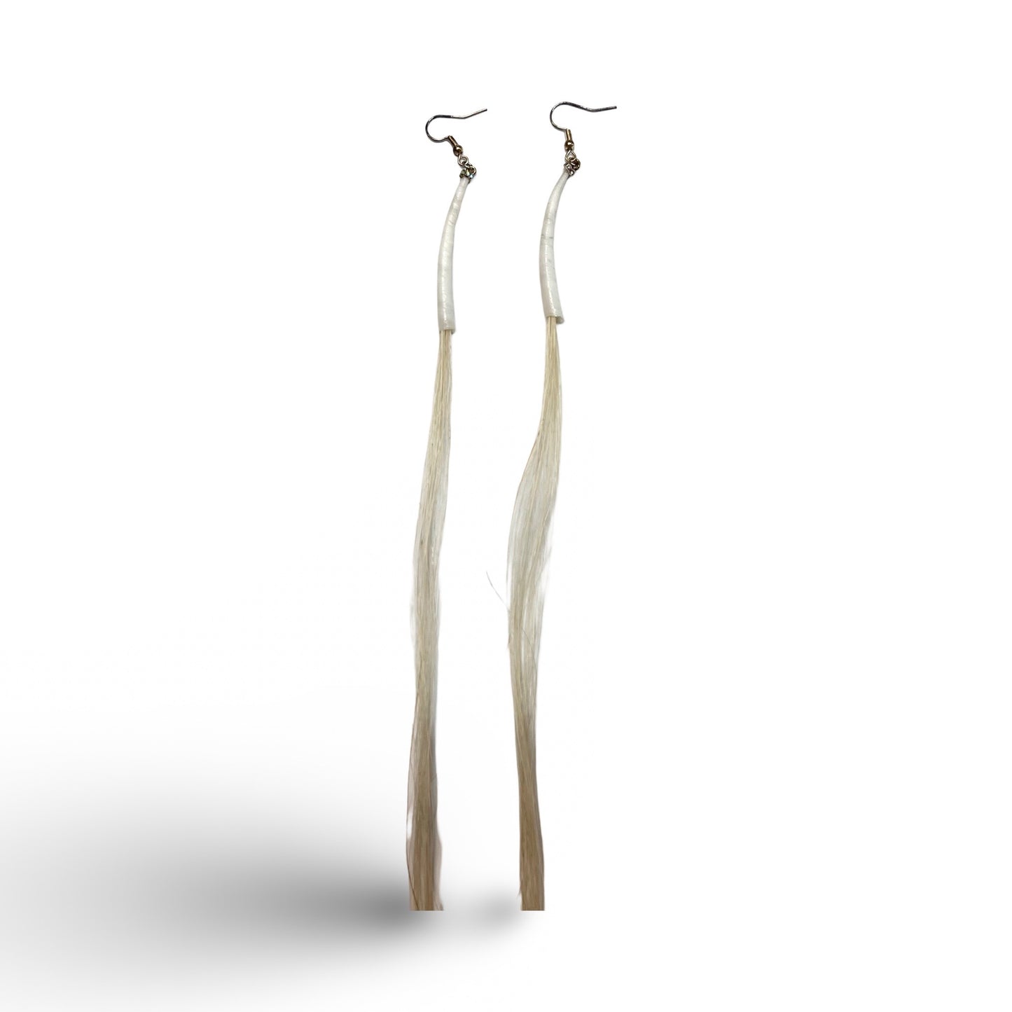 SG XL Horse Hair & Dentalium Earrings