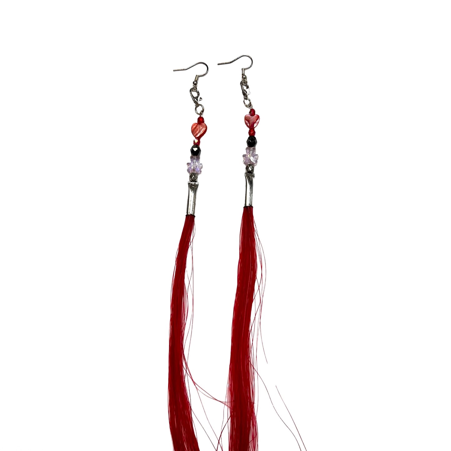 SG XL Horse Hair & Dentalium Earrings