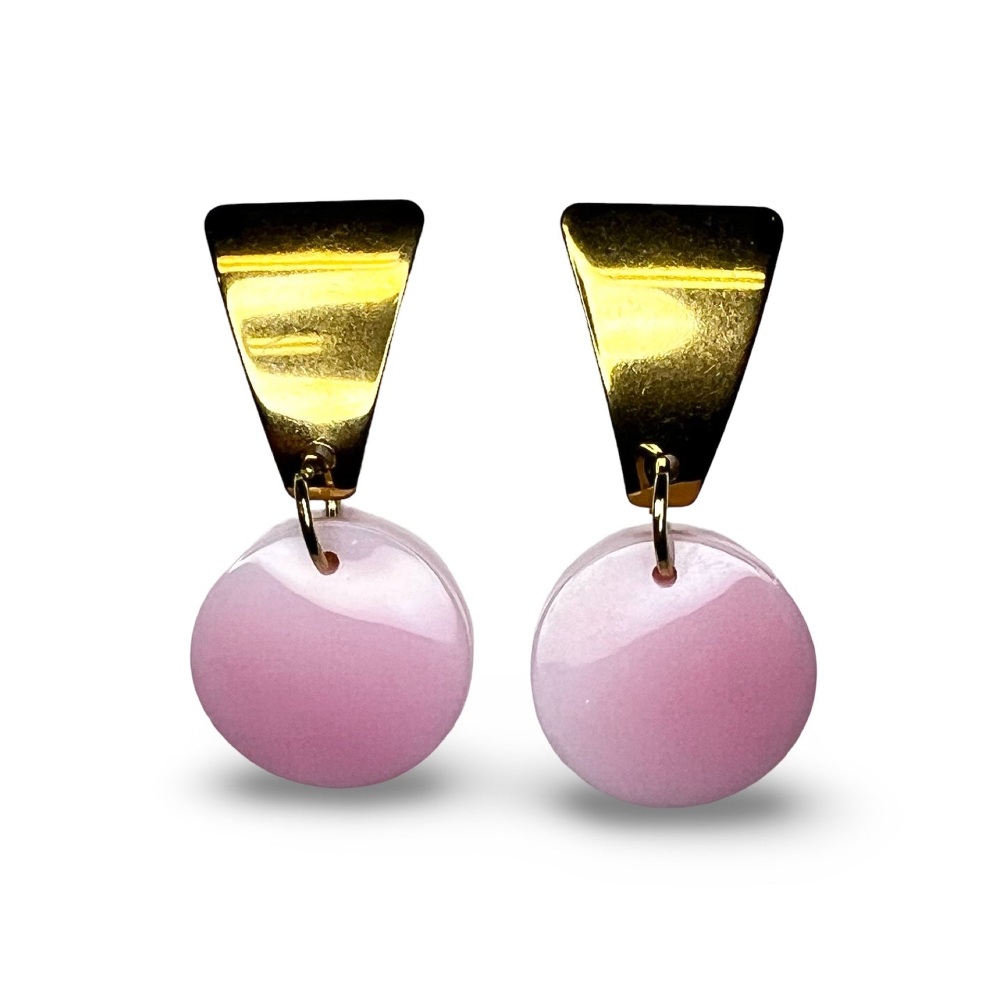 CBH Pink Conch Earrings - Single Trap