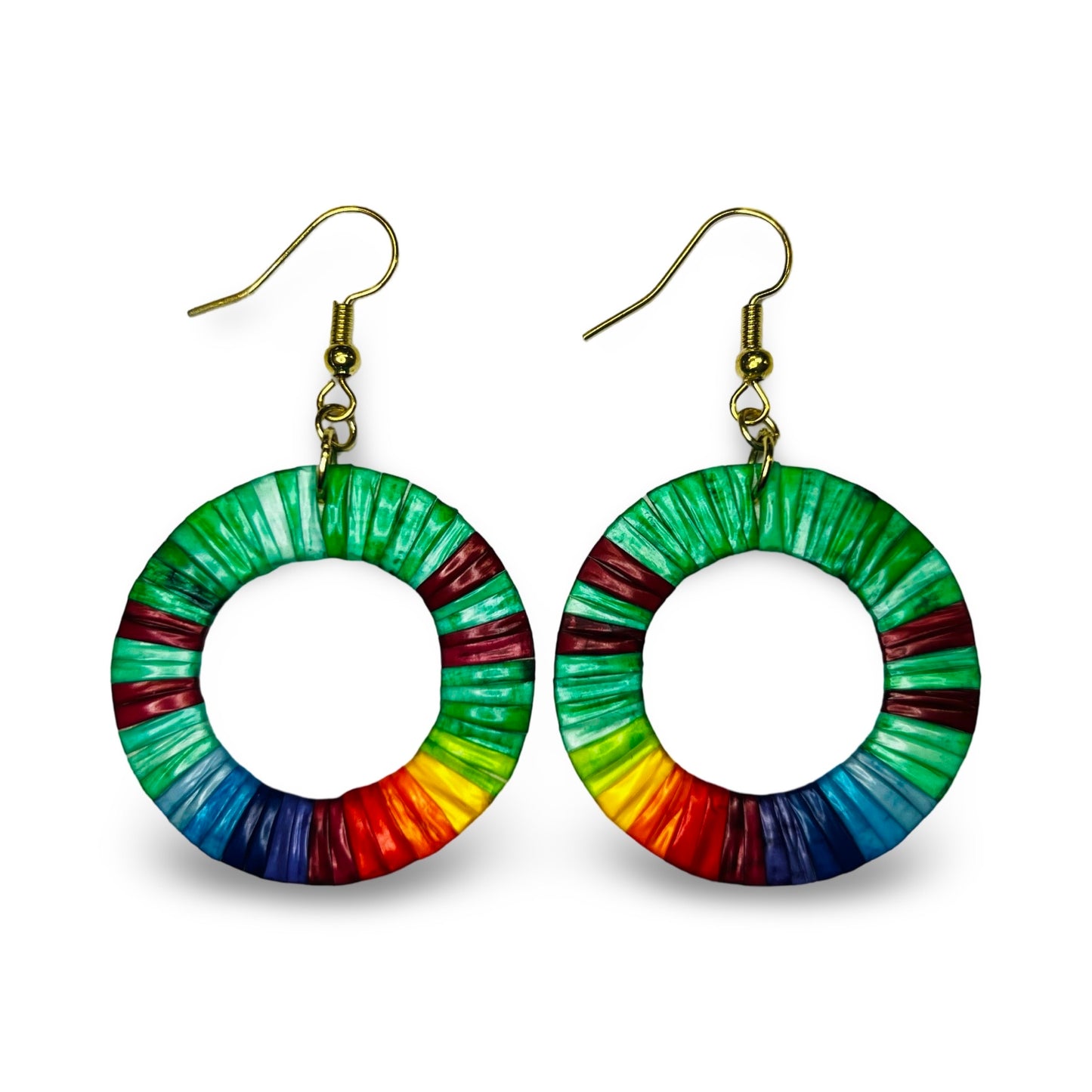 JRC Circle Quill Earrings