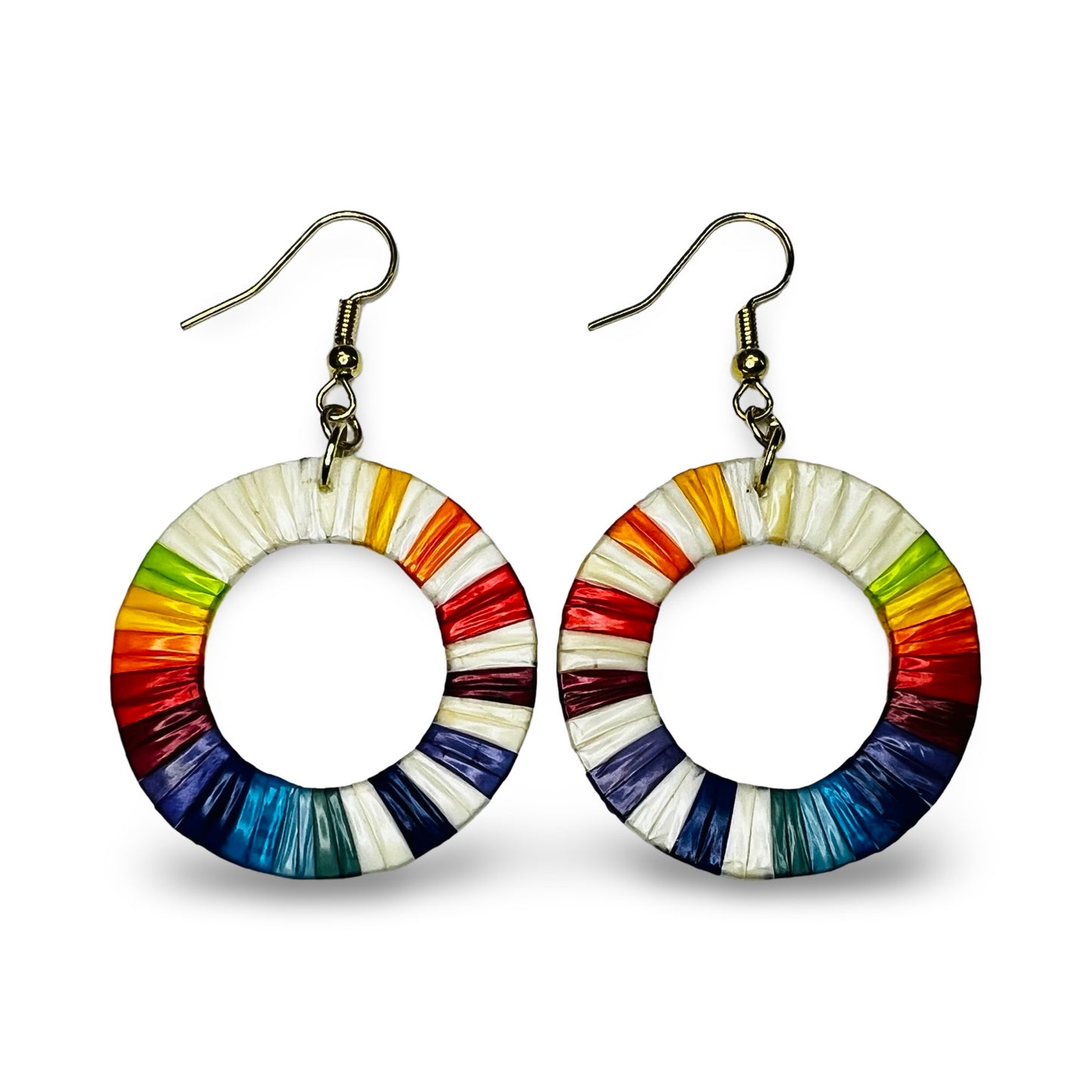 JRC Circle Quill Earrings