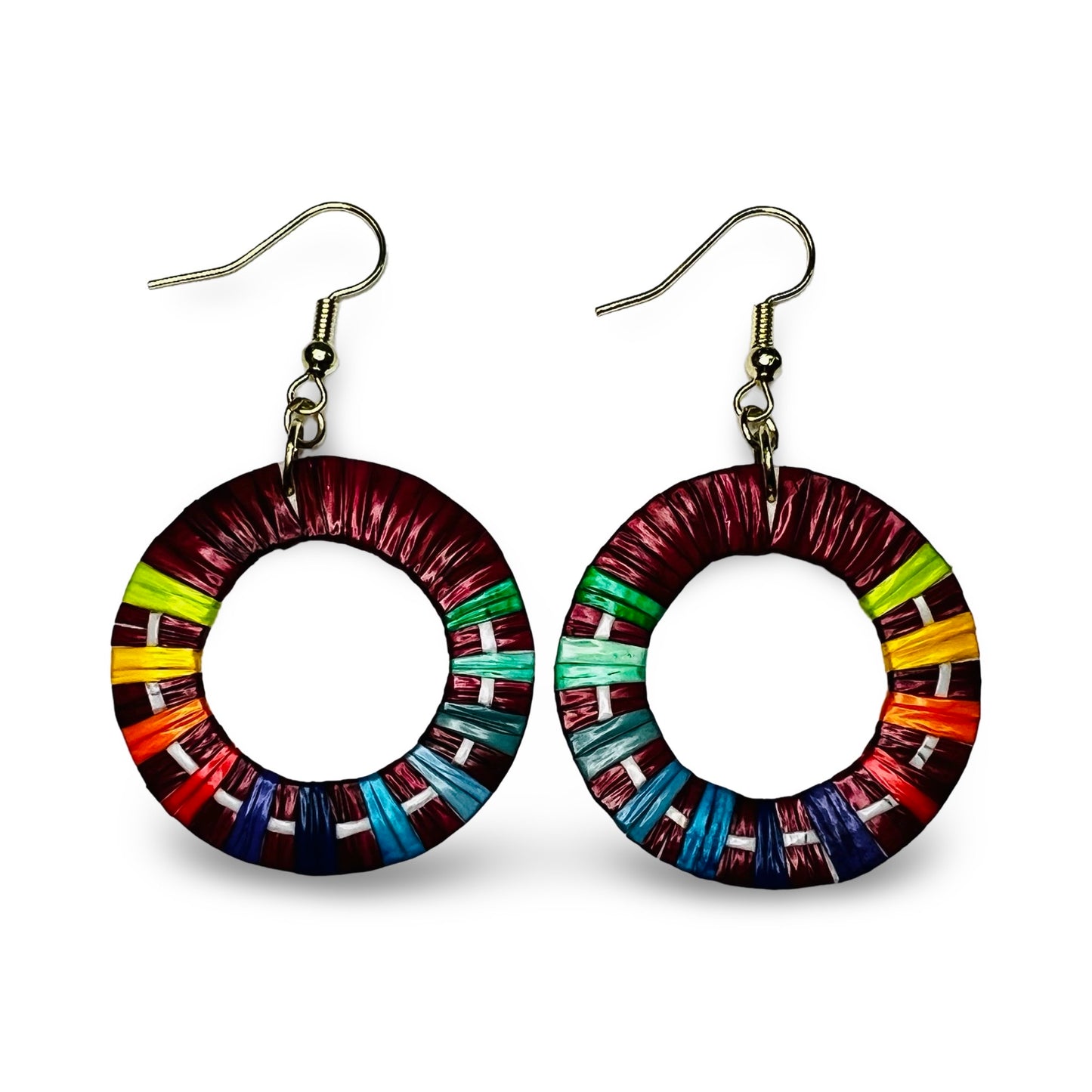JRC Circle Quill Earrings