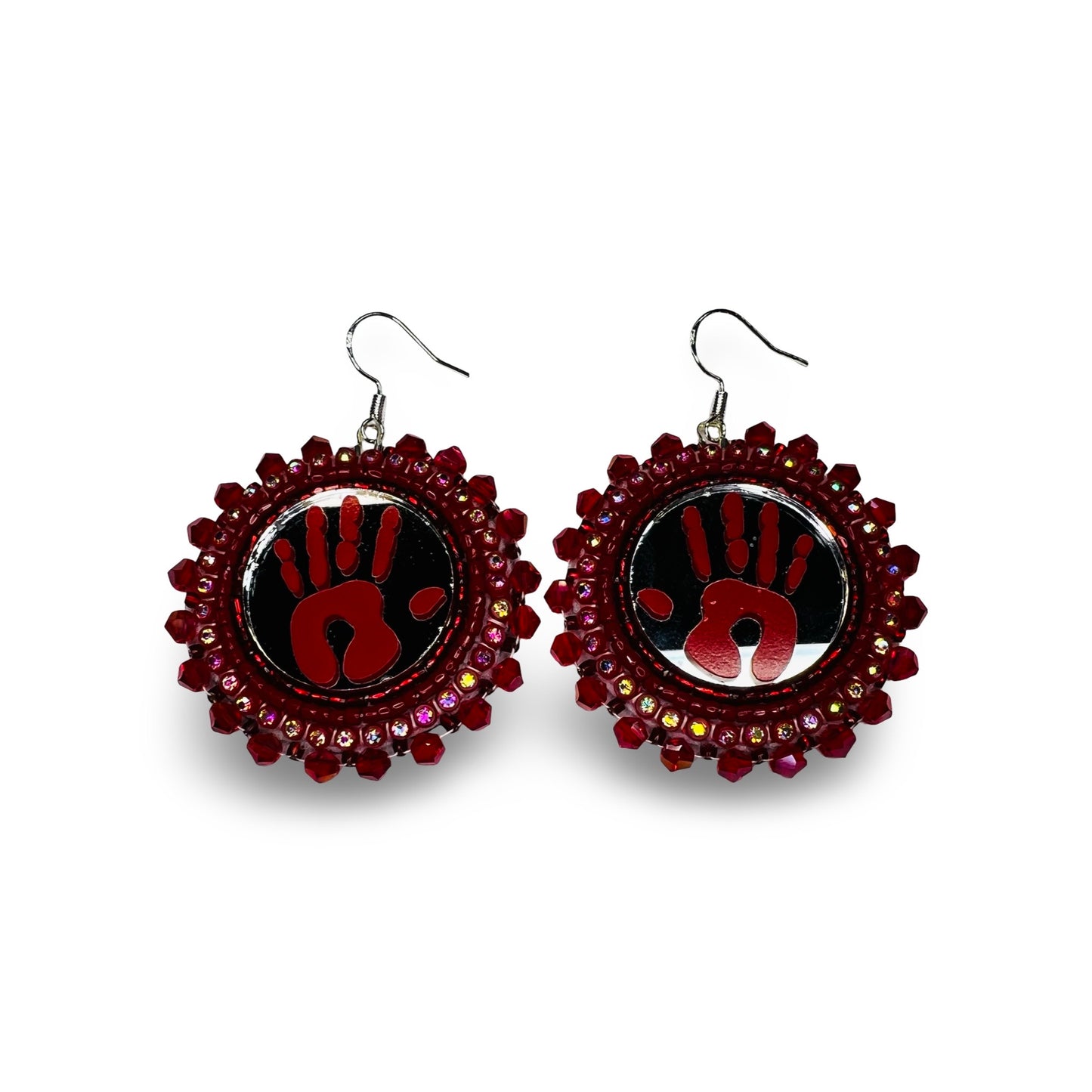 MH Medium Beaded Earrings