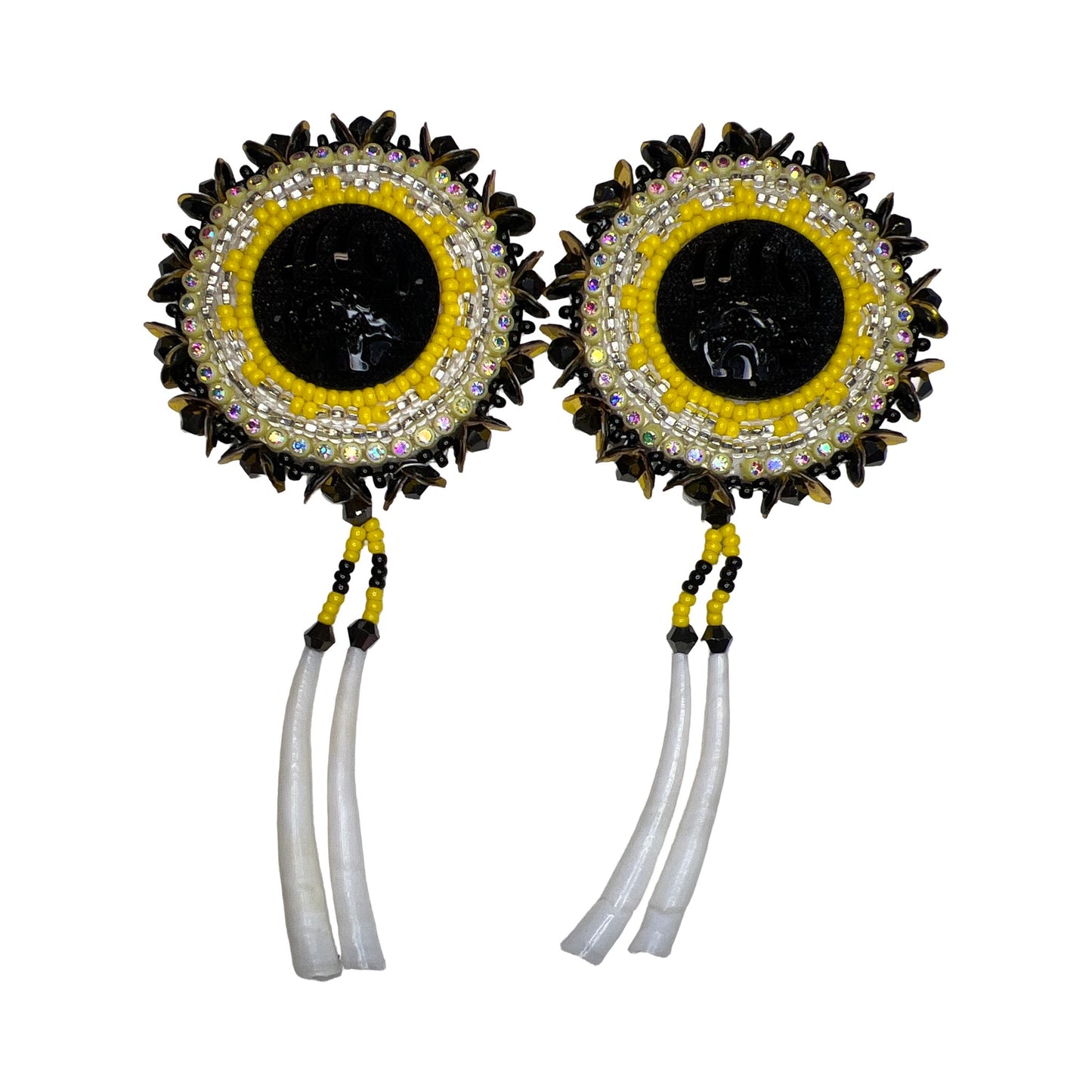 ABE Cab Dentalium Earrings