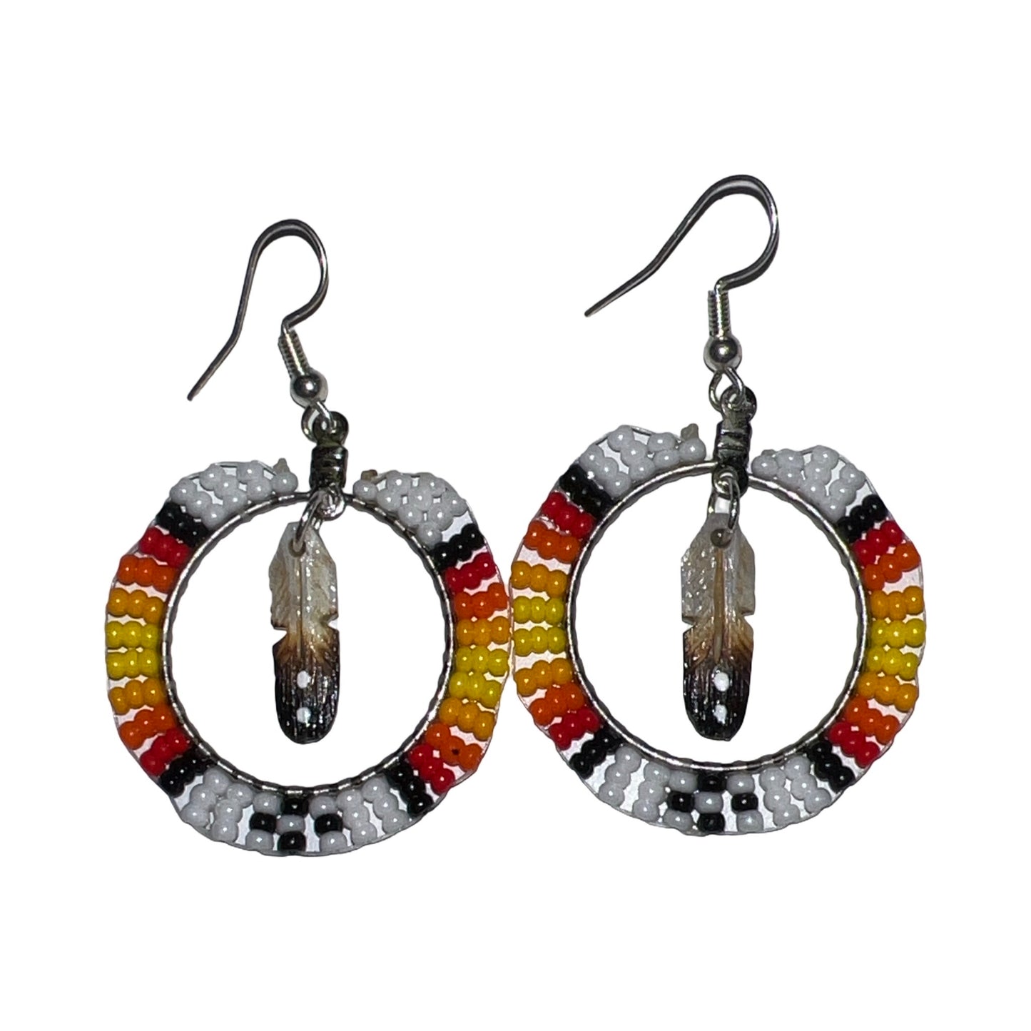 DYH Small Beaded Hoop Earrings