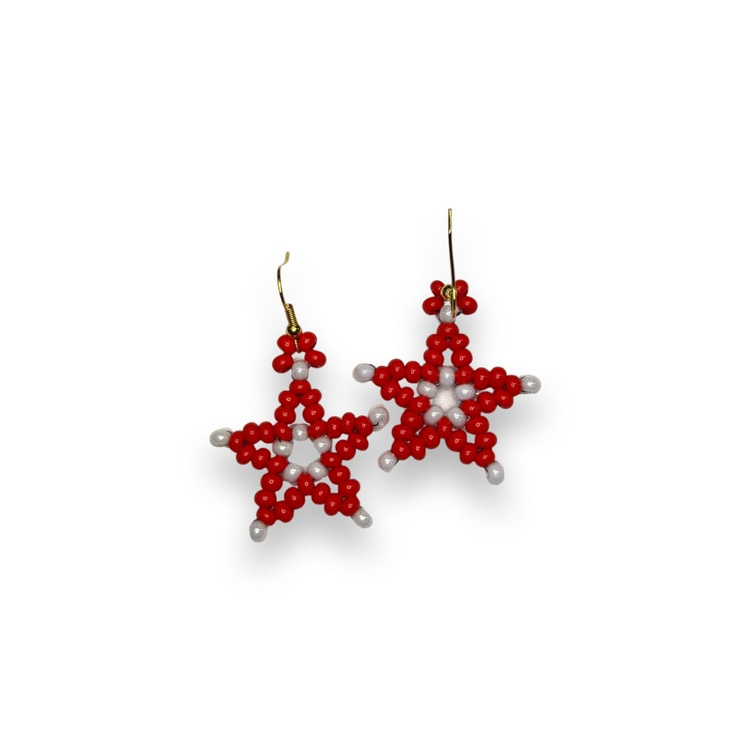 BJ Beaded Star Earrings