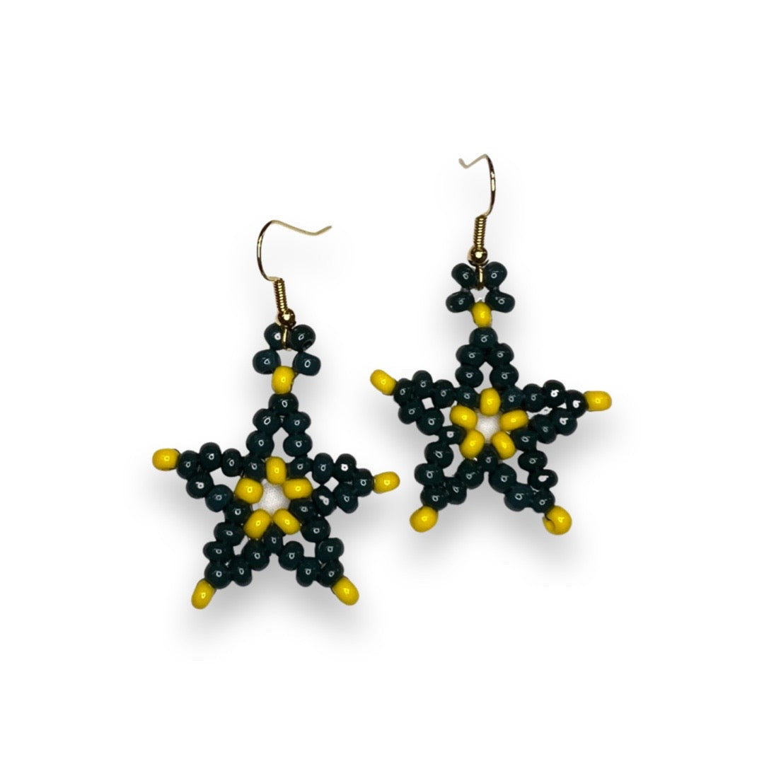 BJ Beaded Star Earrings
