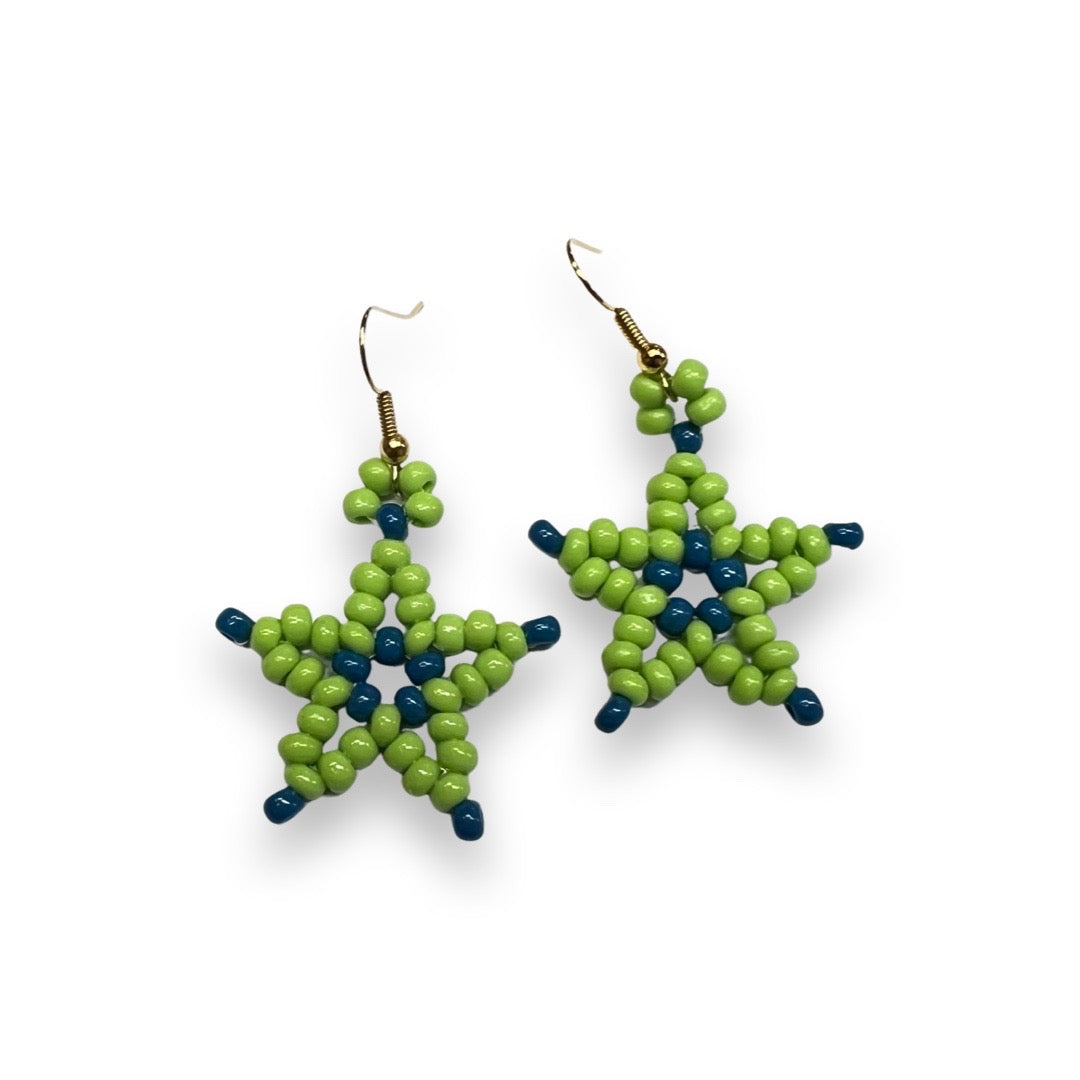 BJ Beaded Star Earrings