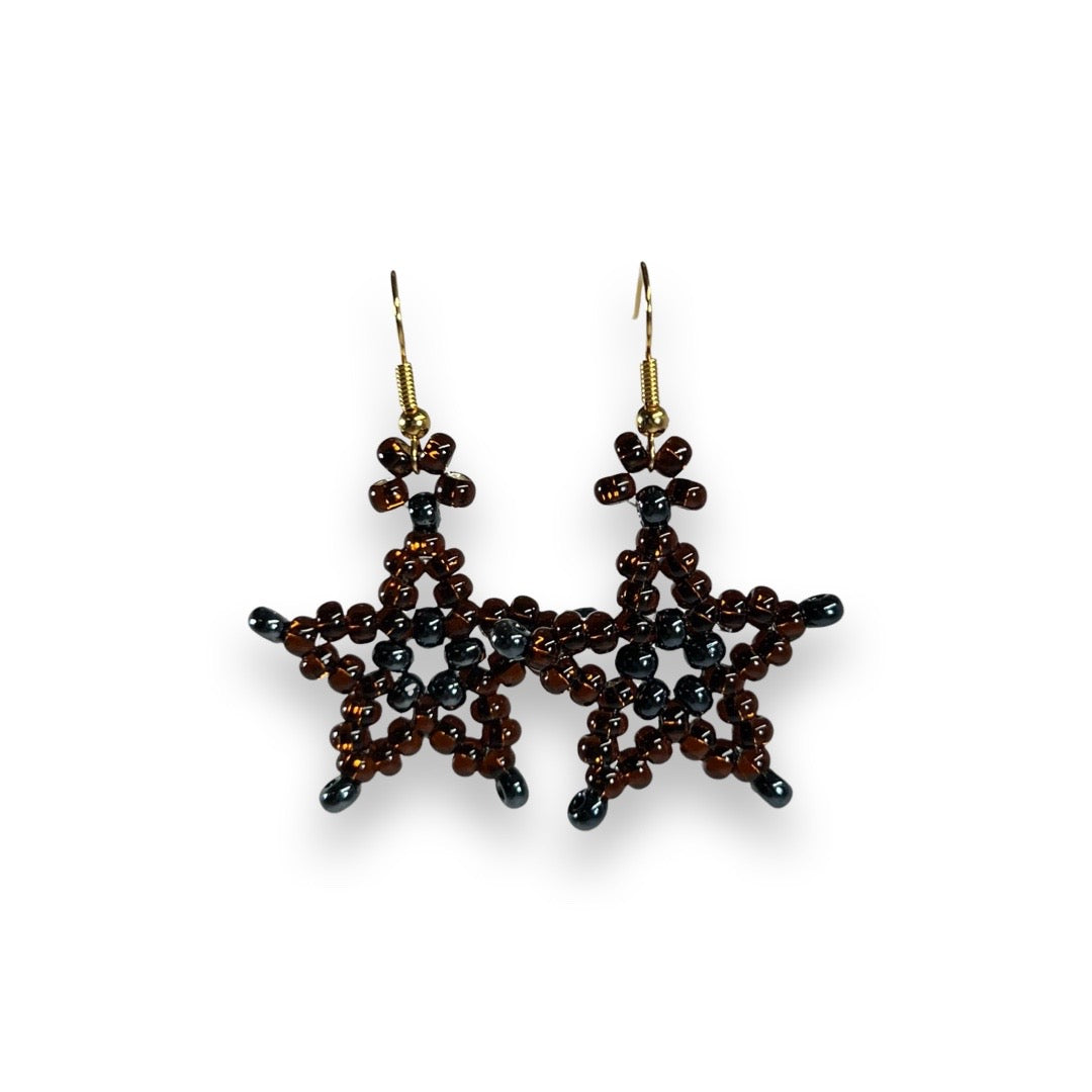 BJ Beaded Star Earrings
