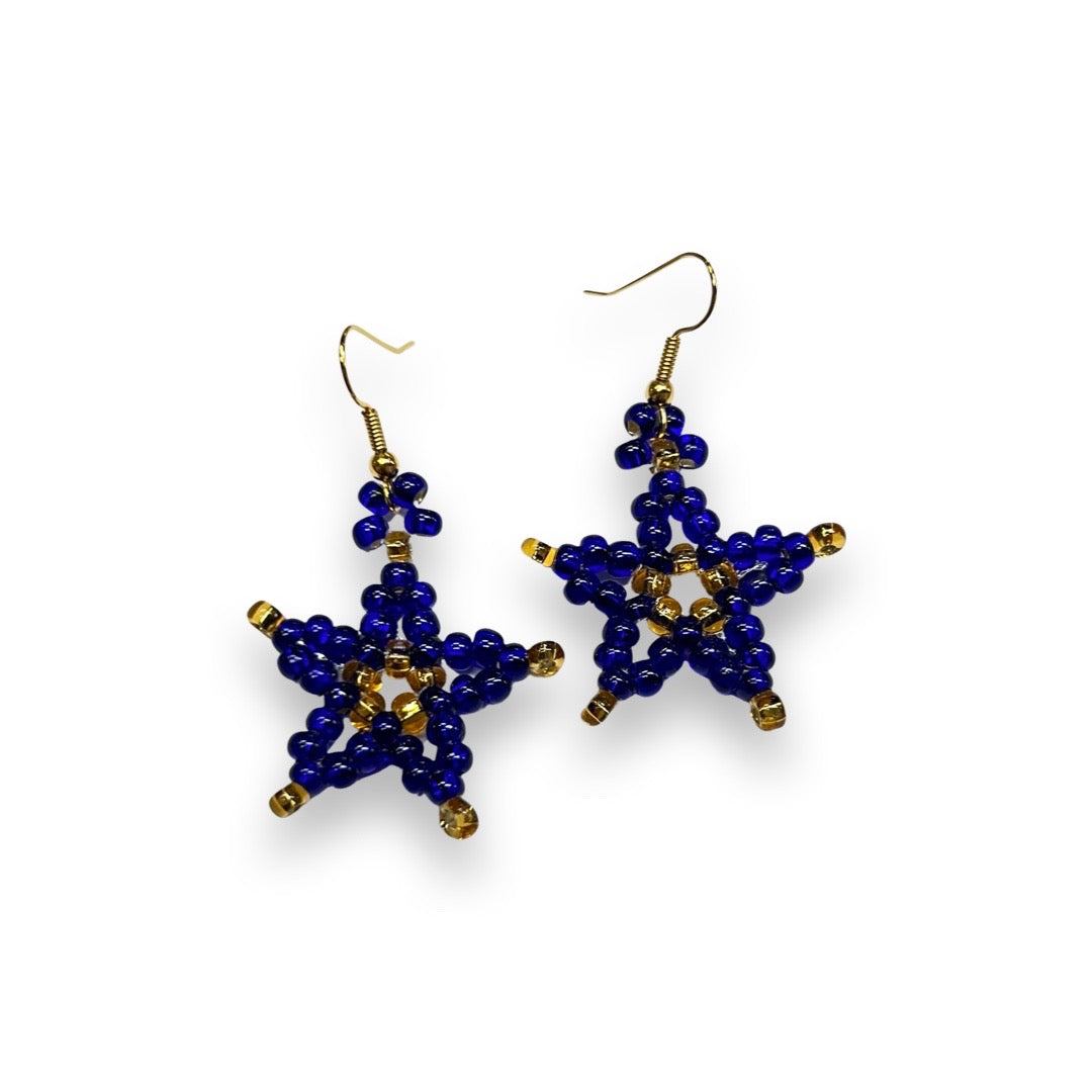 BJ Beaded Star Earrings