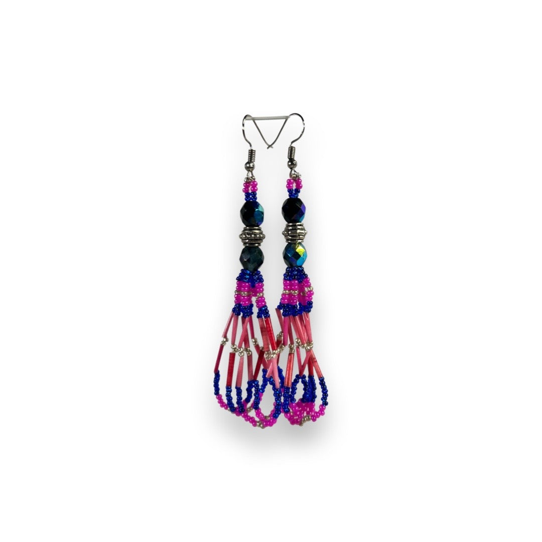 KT Bead and Quill Earrings