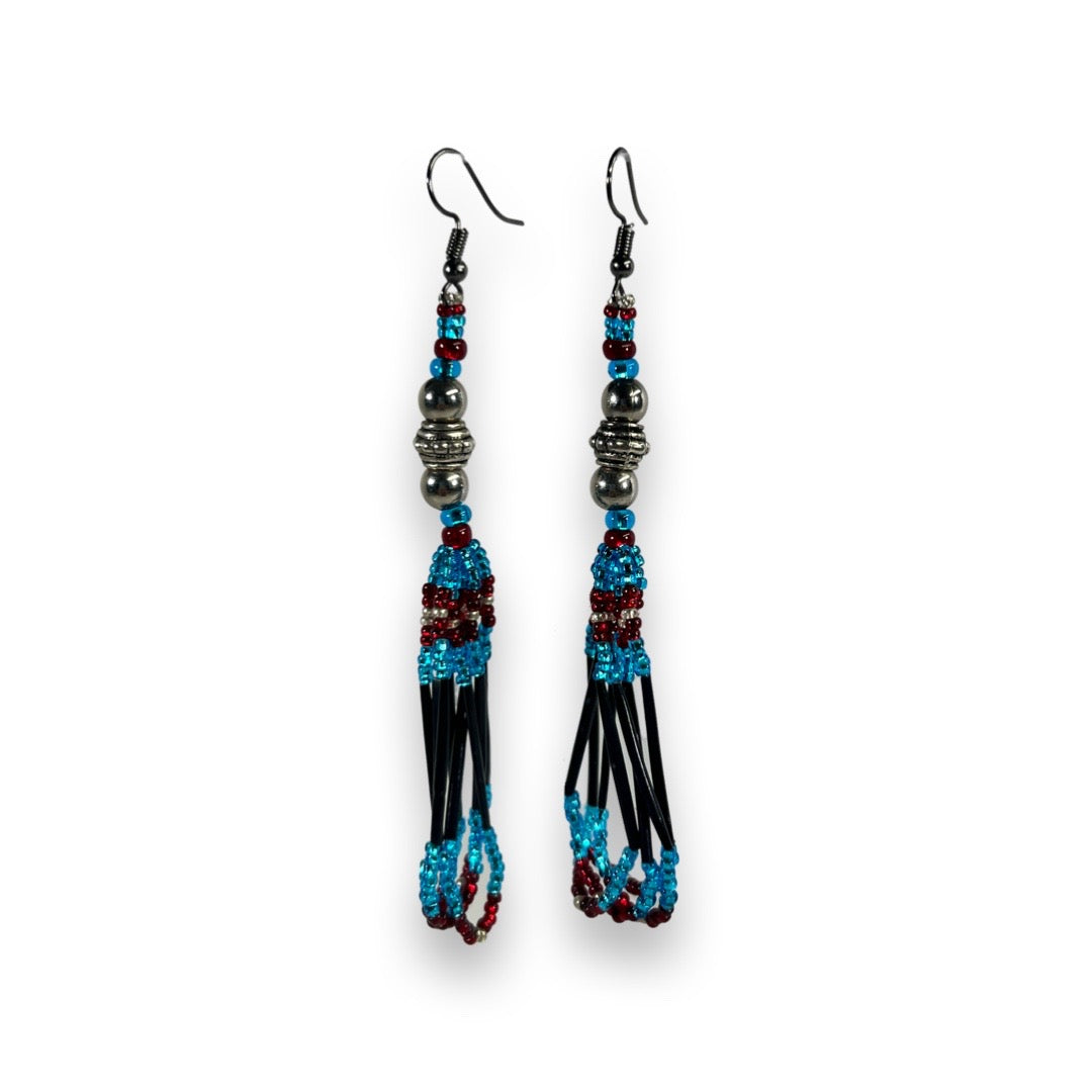 KT Bead and Quill Earrings