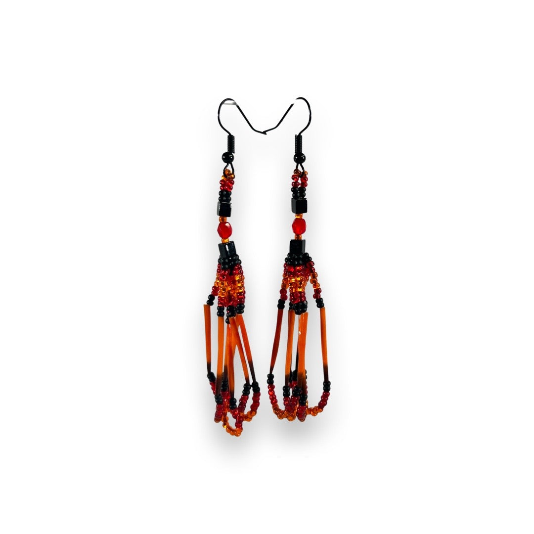 KT Bead and Quill Earrings