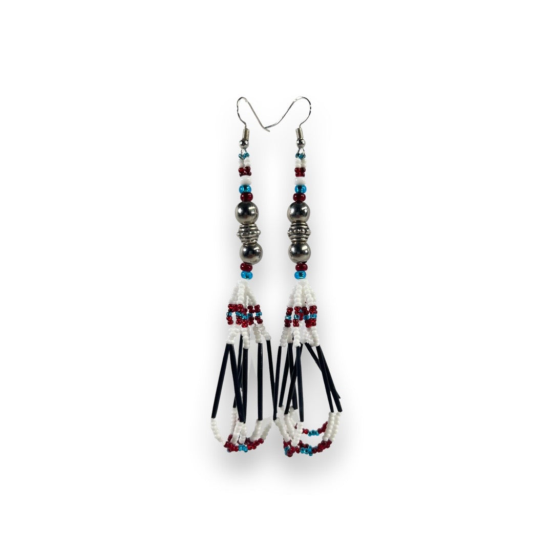 KT Bead and Quill Earrings