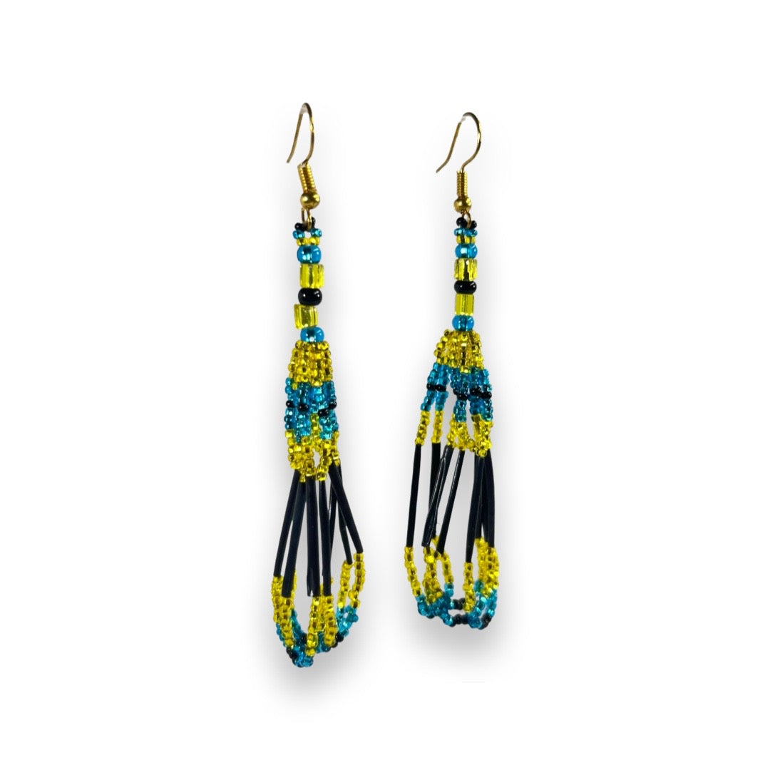 KT Bead and Quill Earrings