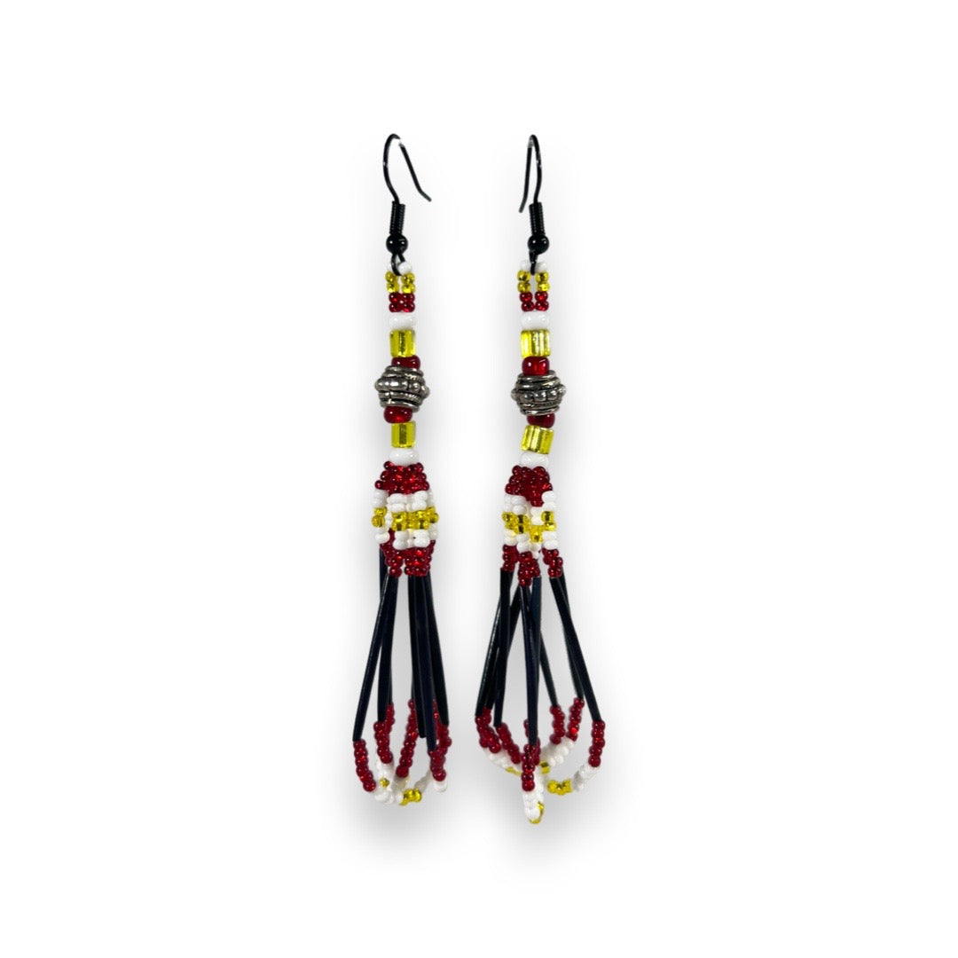 KT Bead and Quill Earrings