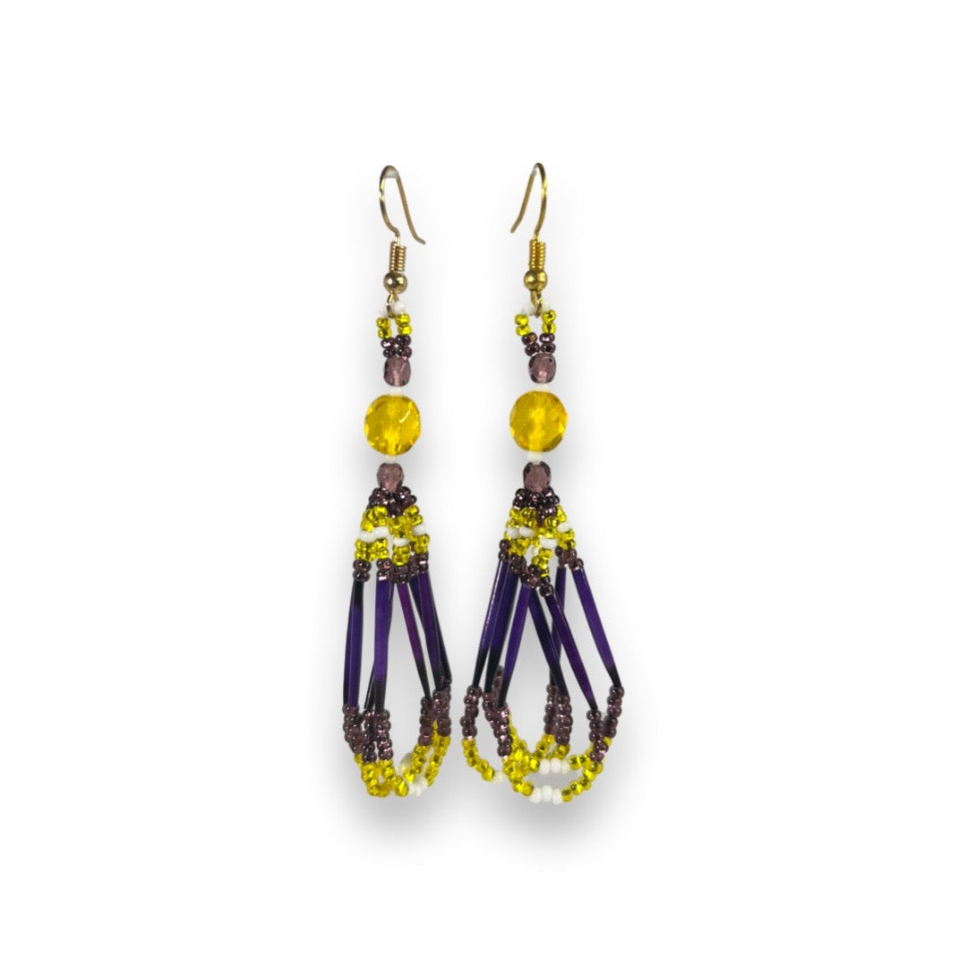 KT Bead and Quill Earrings