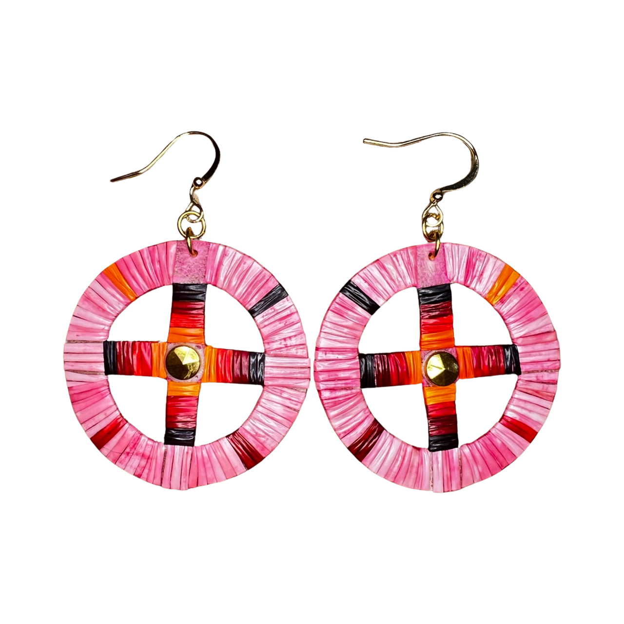 ARC Medicine Wheel Quill Earring
