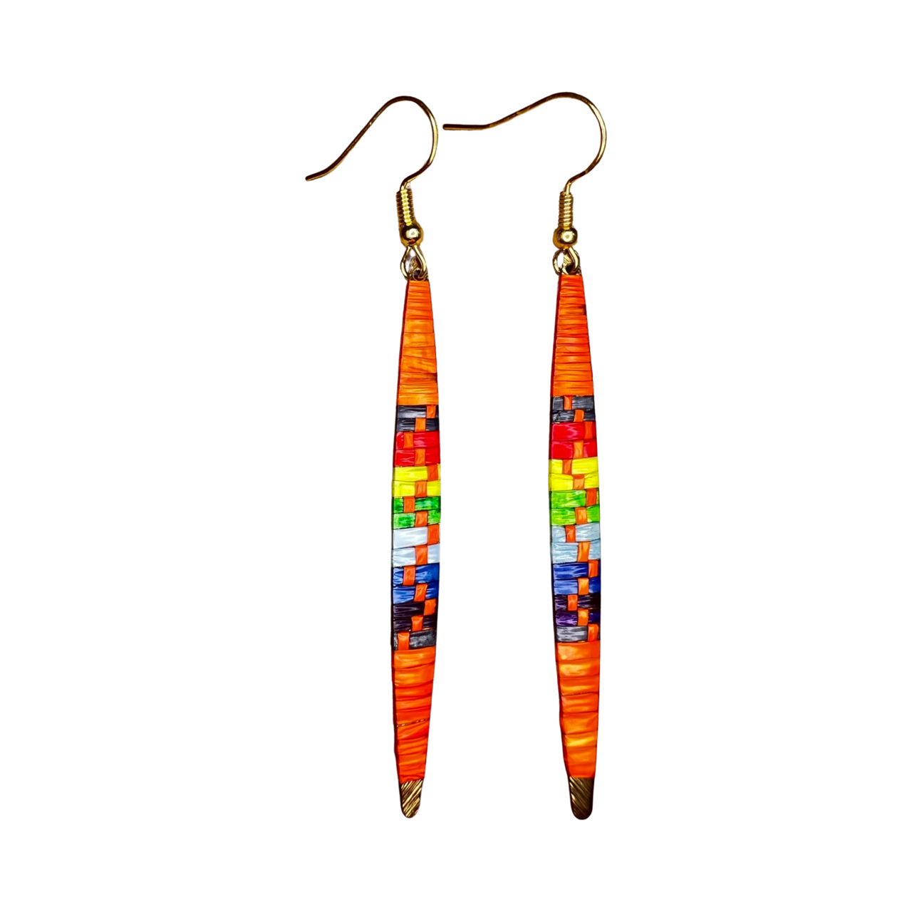 ARC Metal Slat Quill Earring