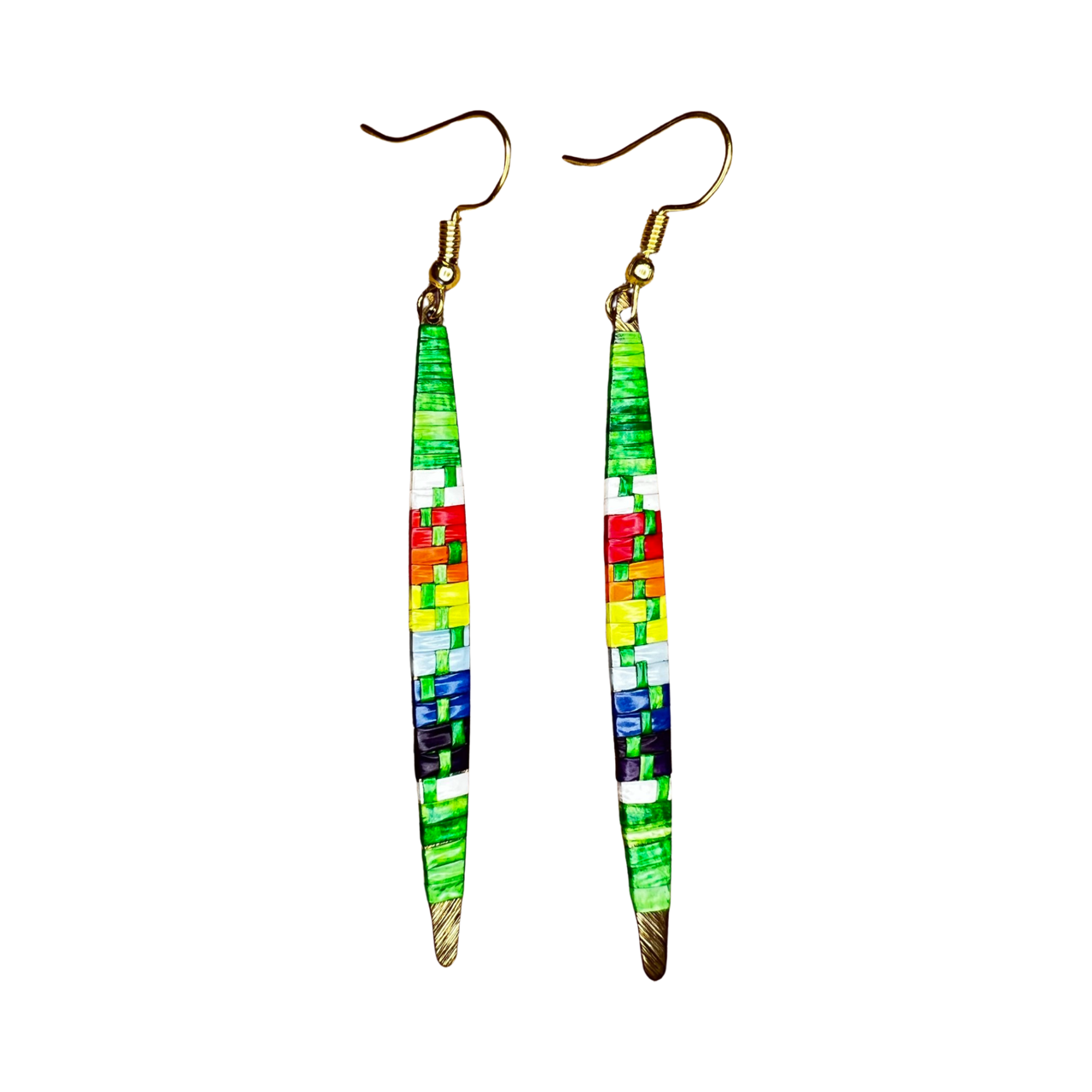 ARC Metal Slat Quill Earring