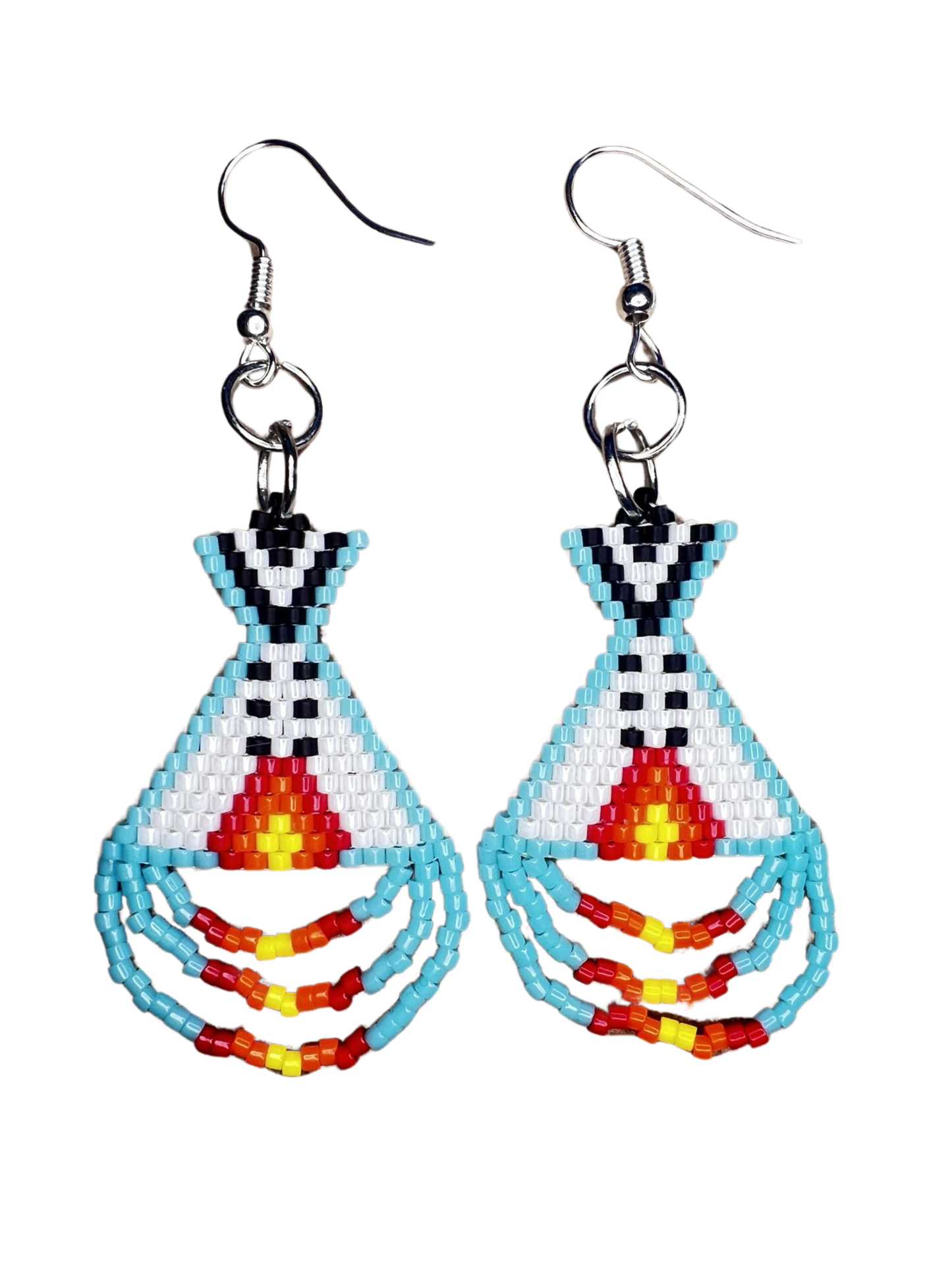 MirRC Beaded Tipi Earrings