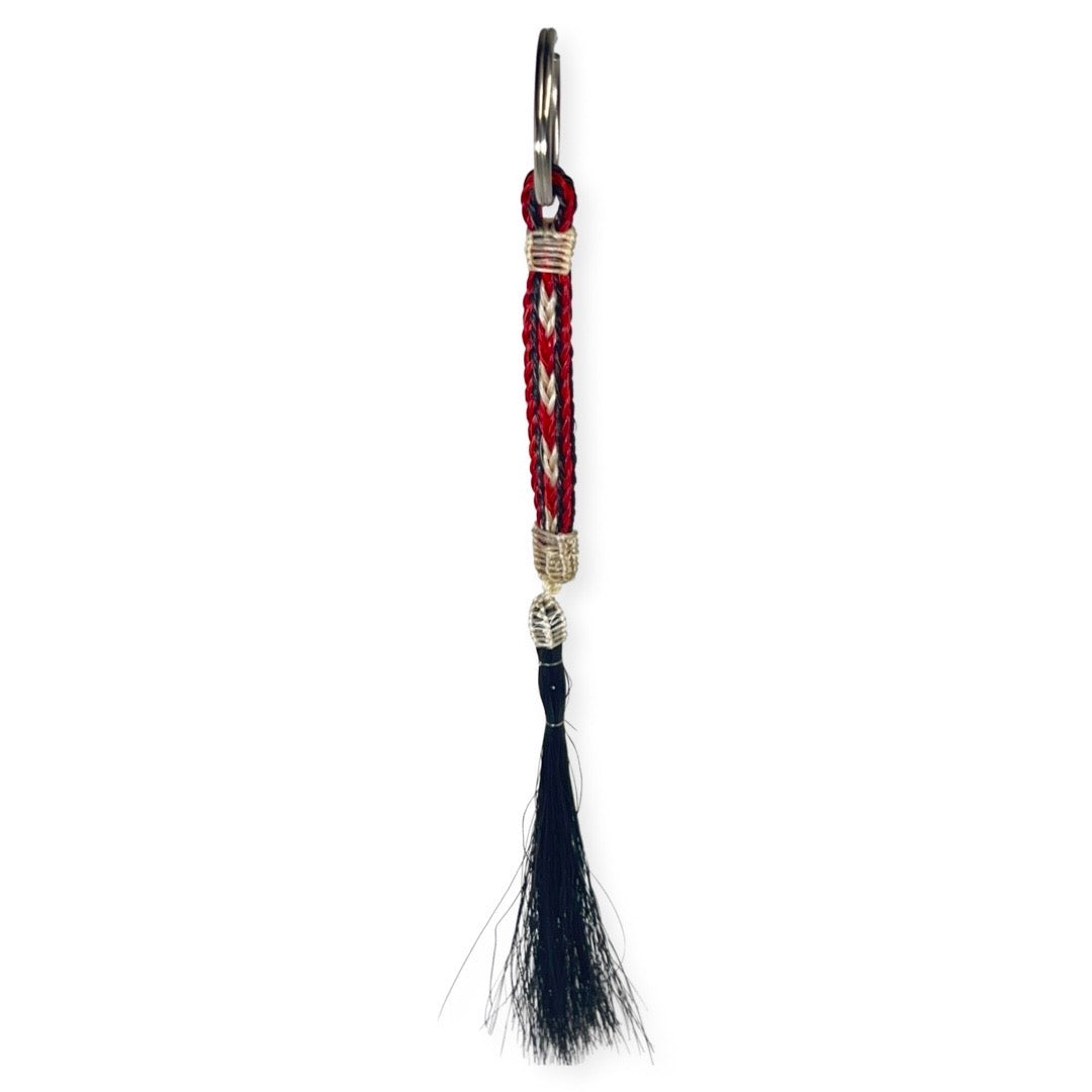 LLW Flat Horse Hair Keychain