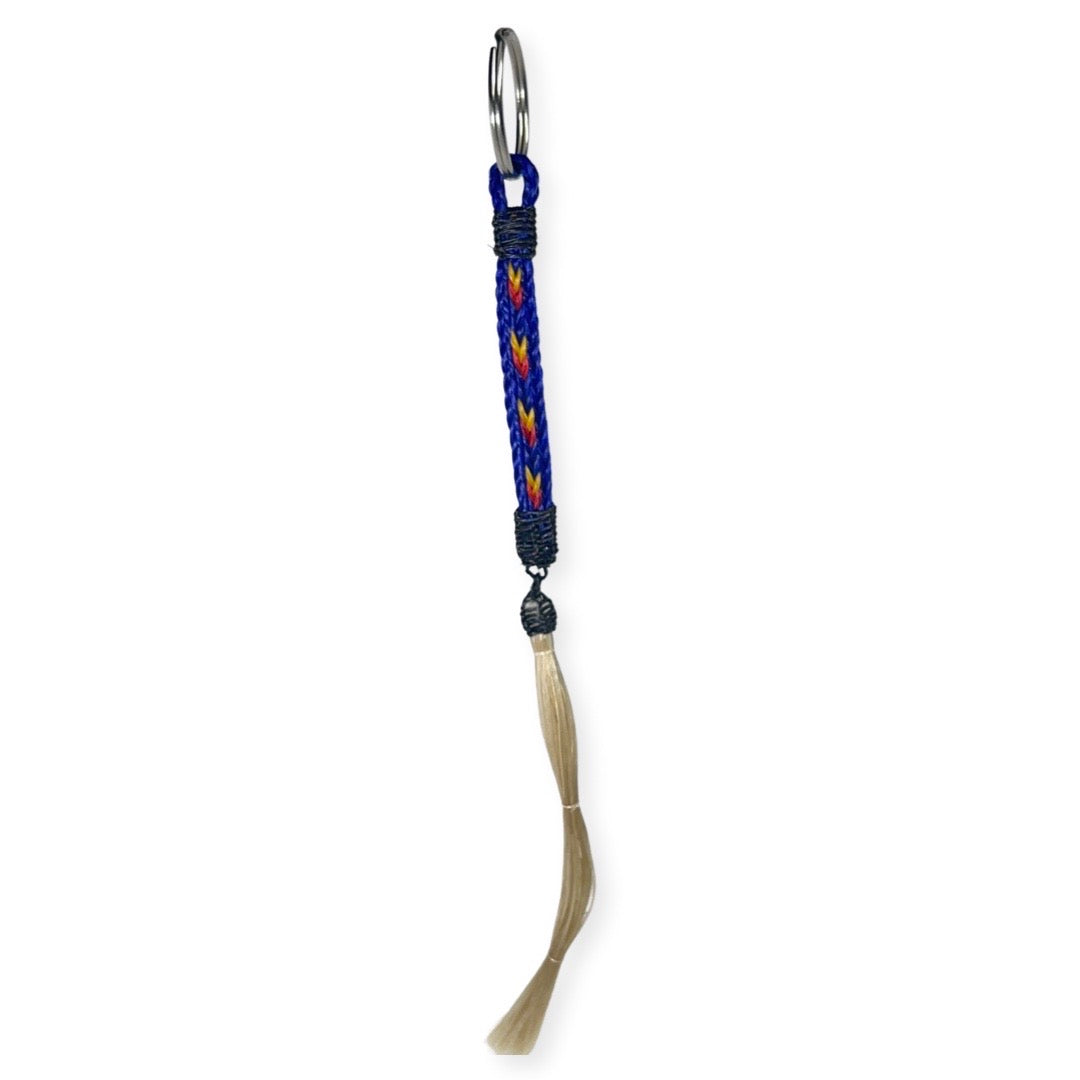 LLW Flat Horse Hair Keychain