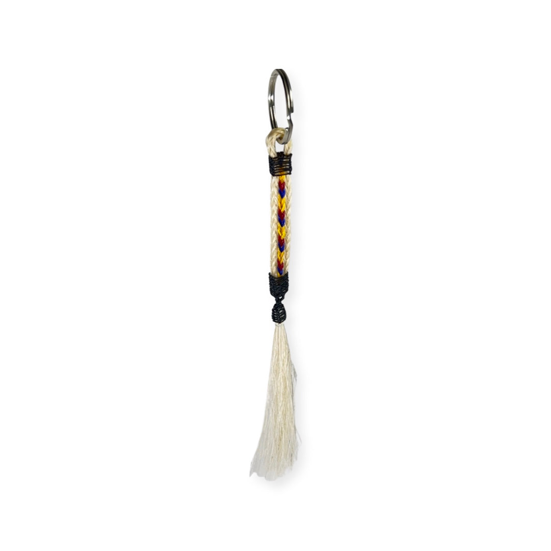 LLW Flat Horse Hair Keychain