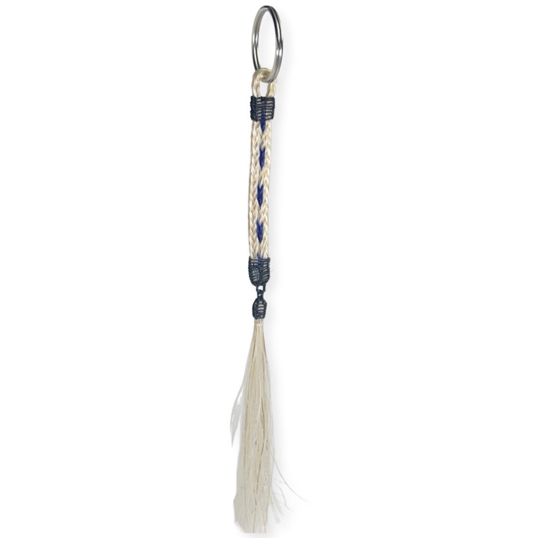 LLW Flat Horse Hair Keychain