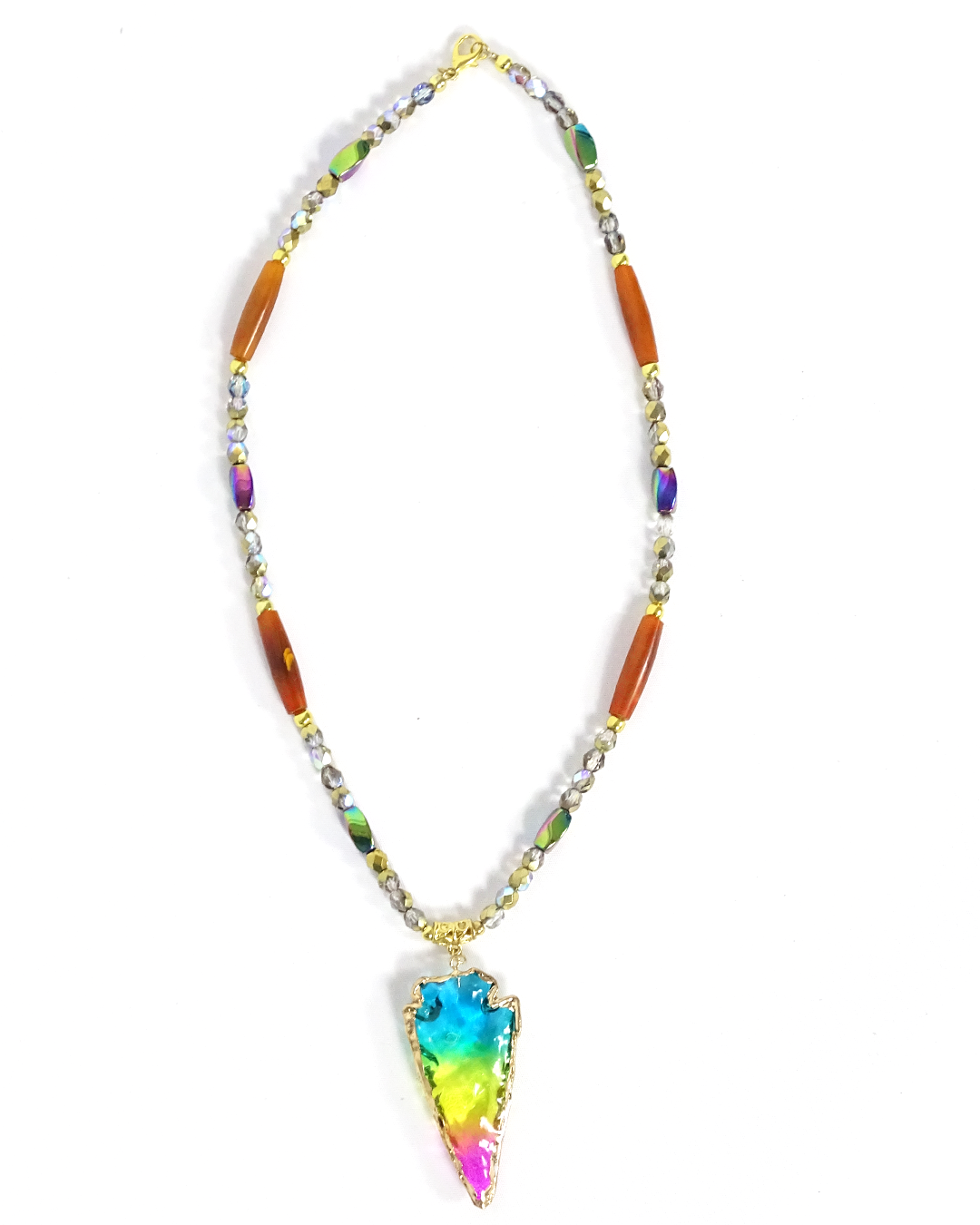 CP Glass Arrowhead Necklace