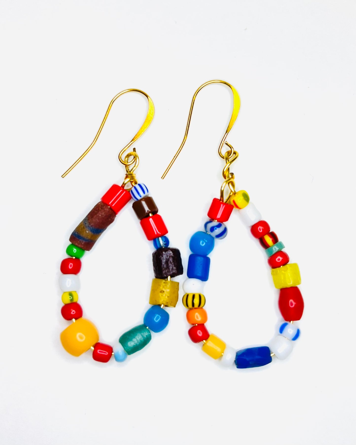 TH Antique Bead Earrings