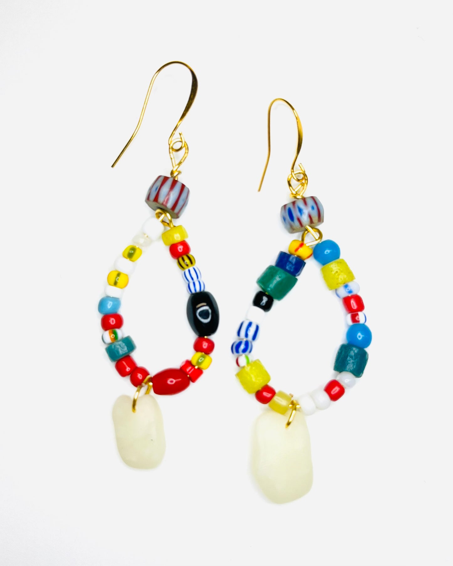 TH Antique Bead Earrings