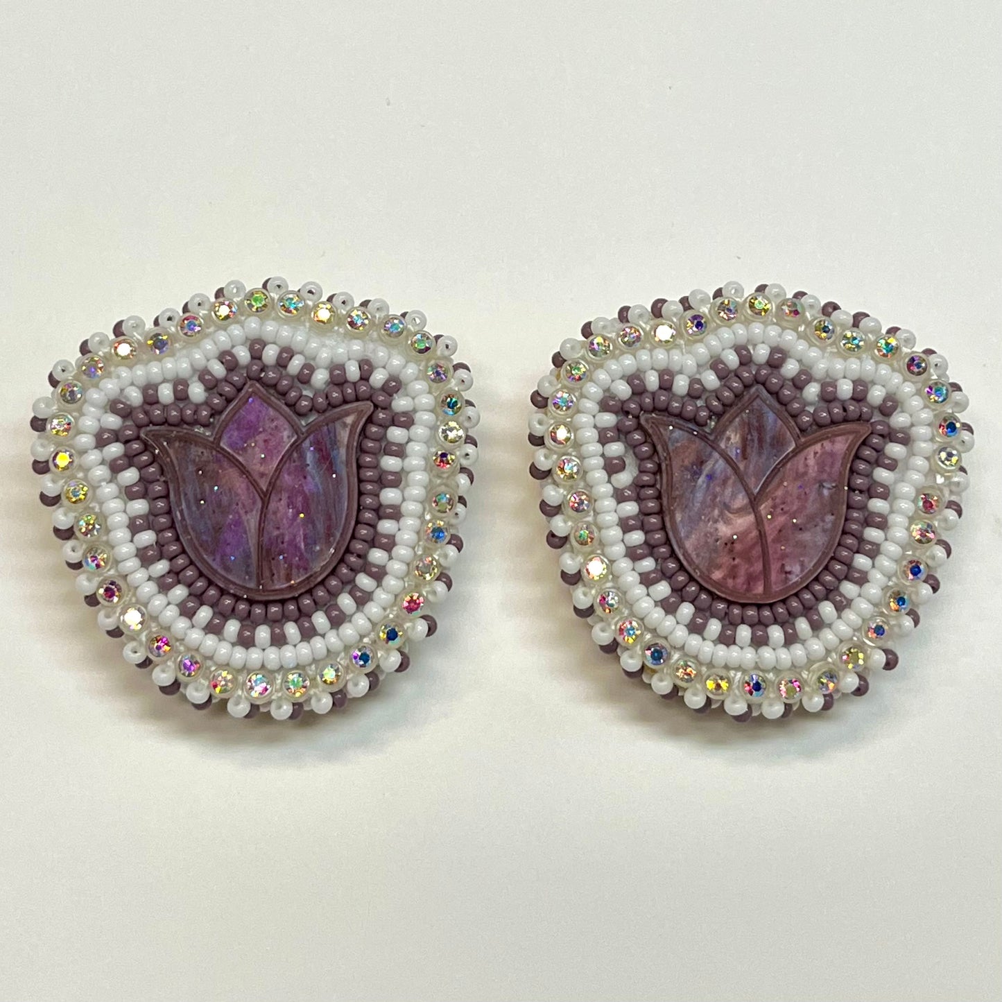 SBE Beaded Cab Earrings