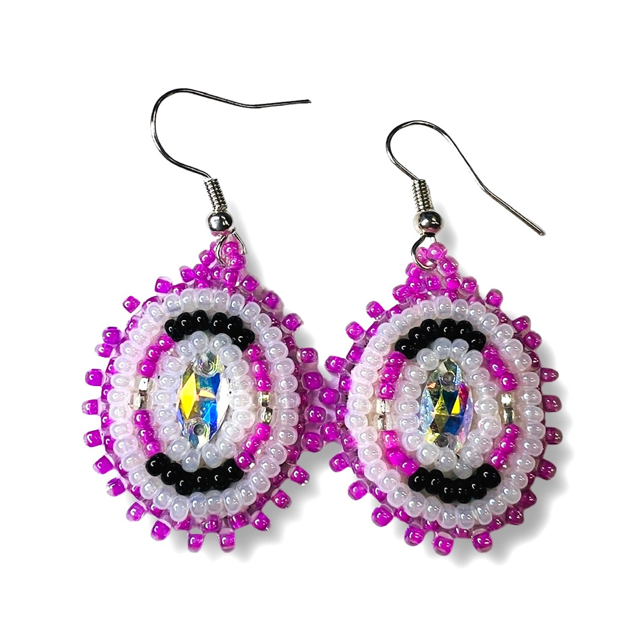 RF Beaded Gemstone Earrings