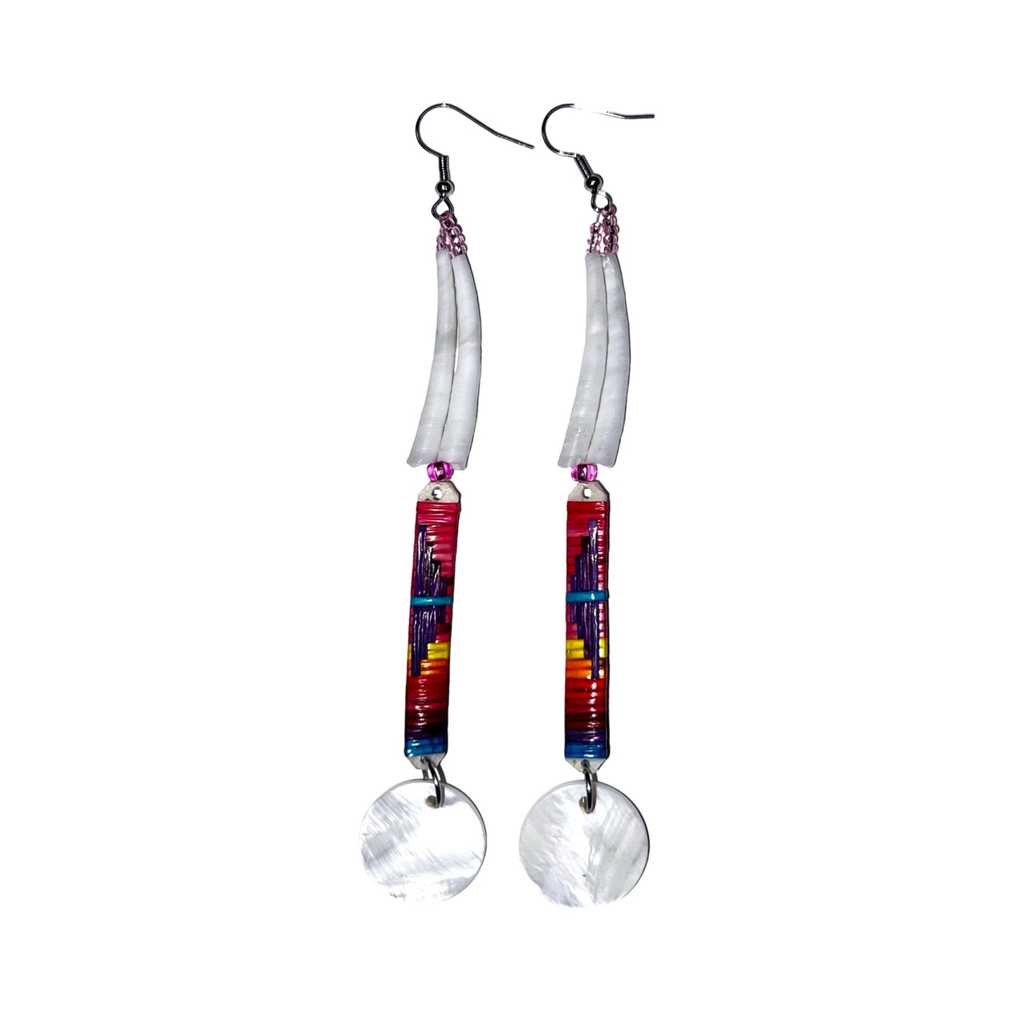 ARC Quill & Dentalium Earrings