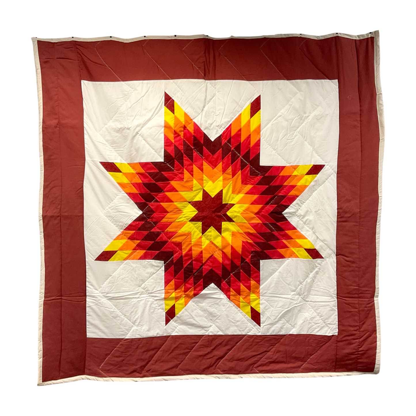 KHP Sunburst 2 Queen Star Quilt