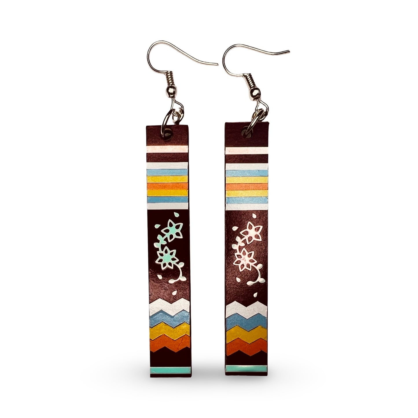 WW Slat Vinyl Earrings