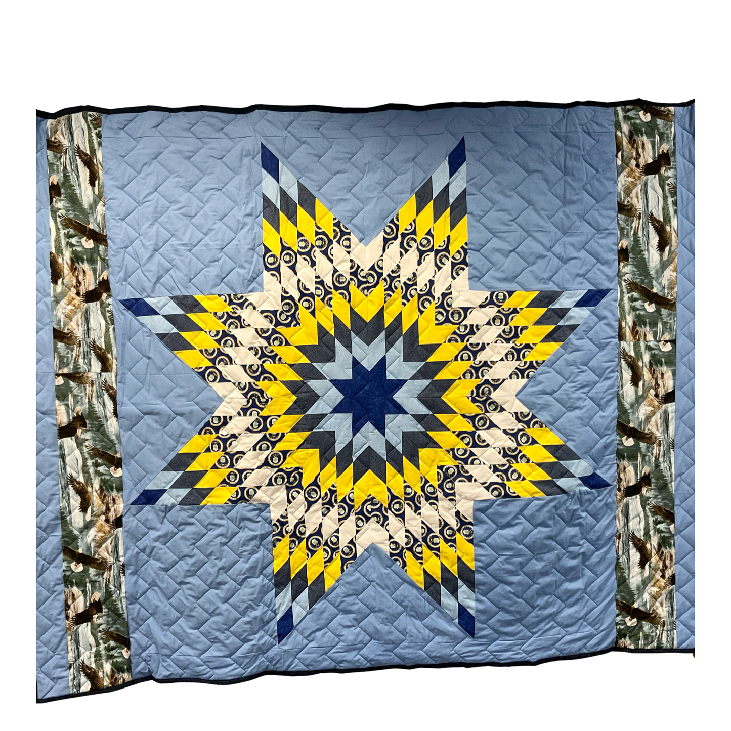 KH Air Force Queen Star Quilt