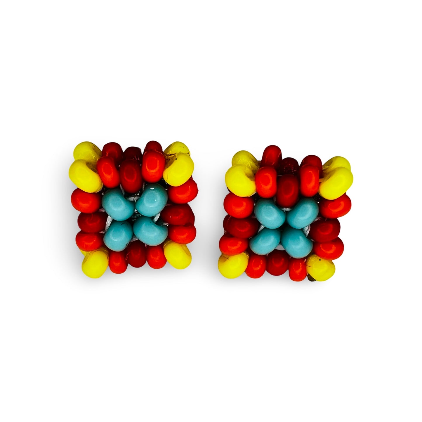 JR Bead Stud Earrings