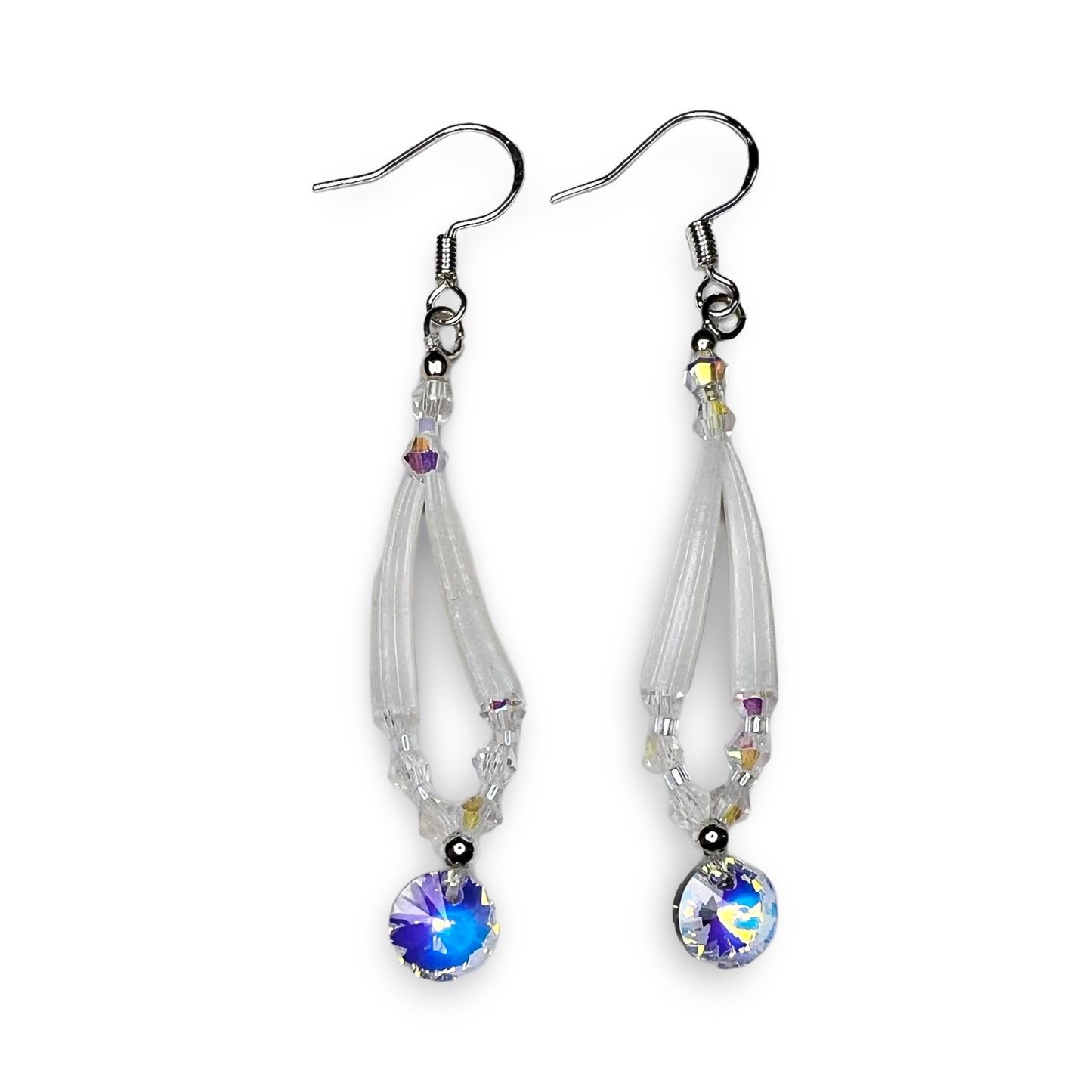 MH Dyed Dentalium Earrings