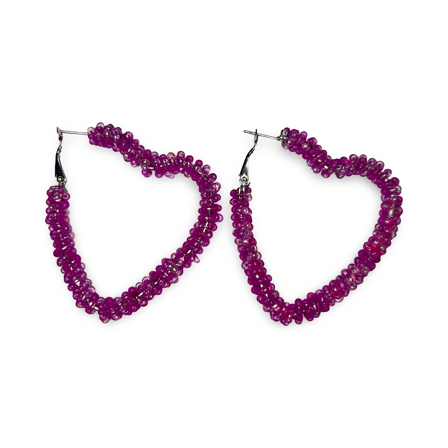 BEC Beaded Heart Earrings