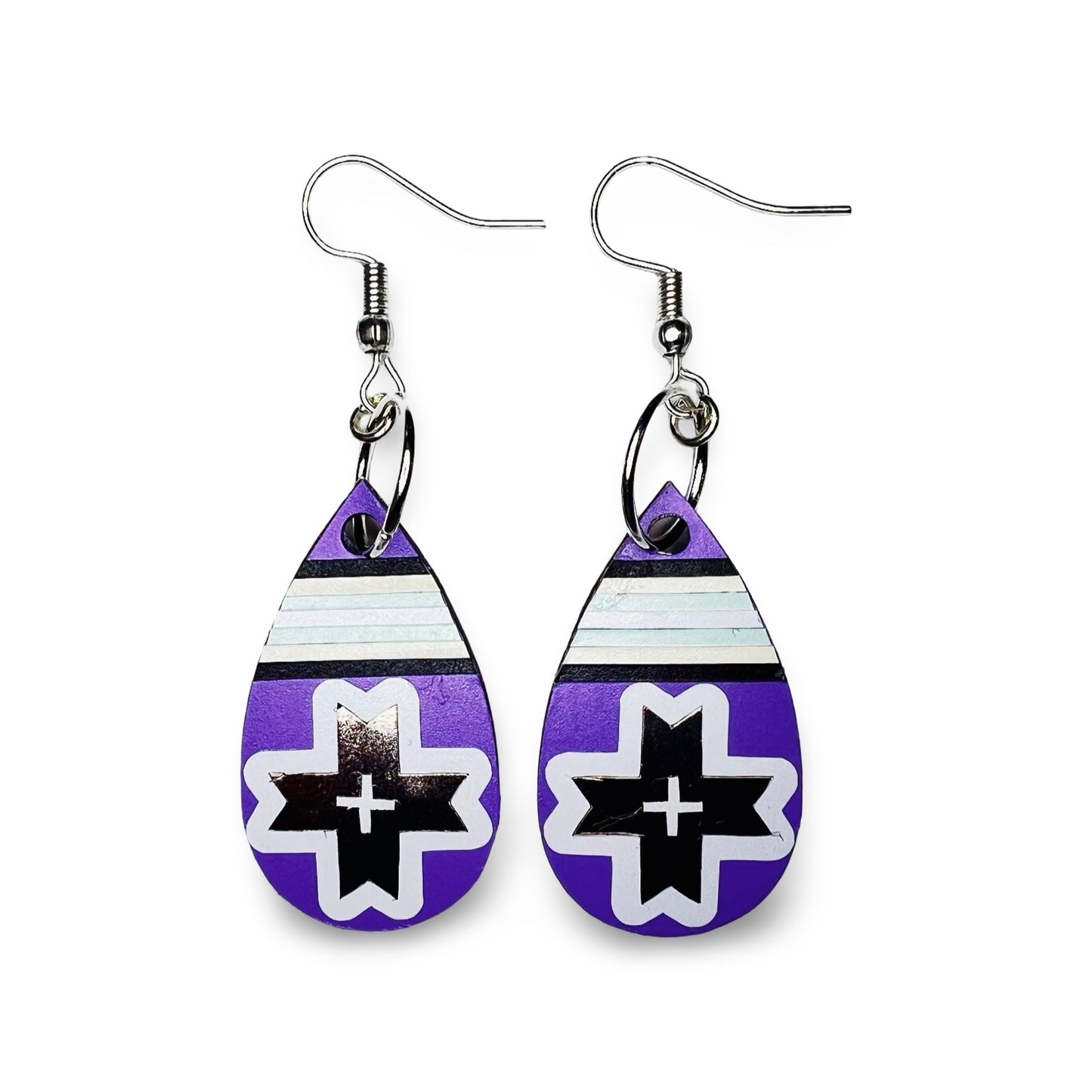 WW Tear Drop Vinyl Earrings