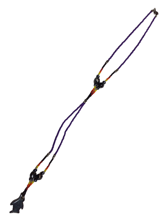 DT Purple Turtle Necklace