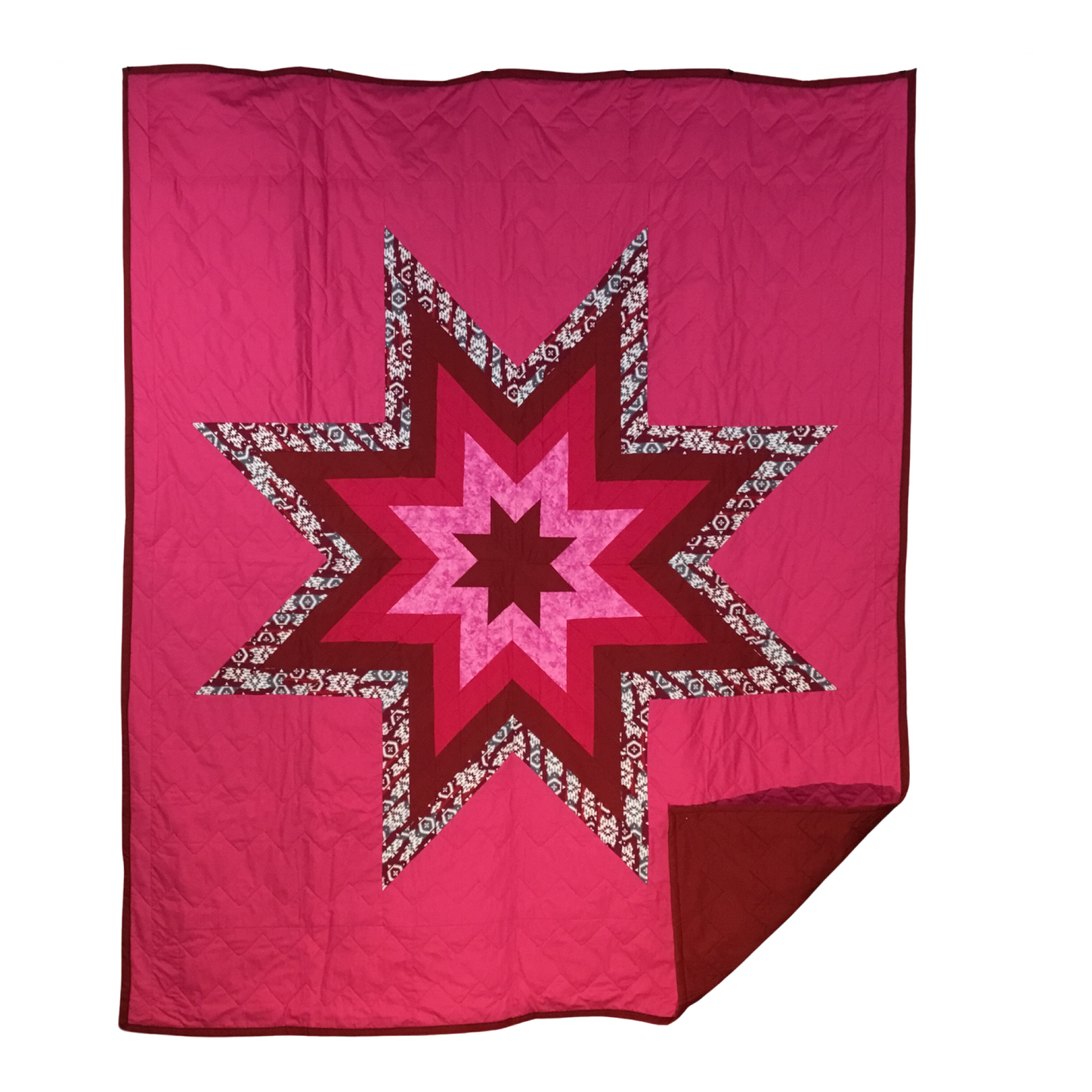 KH Red & Pink Starquilt