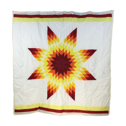 KHP Red Yellow Floral Starquilt