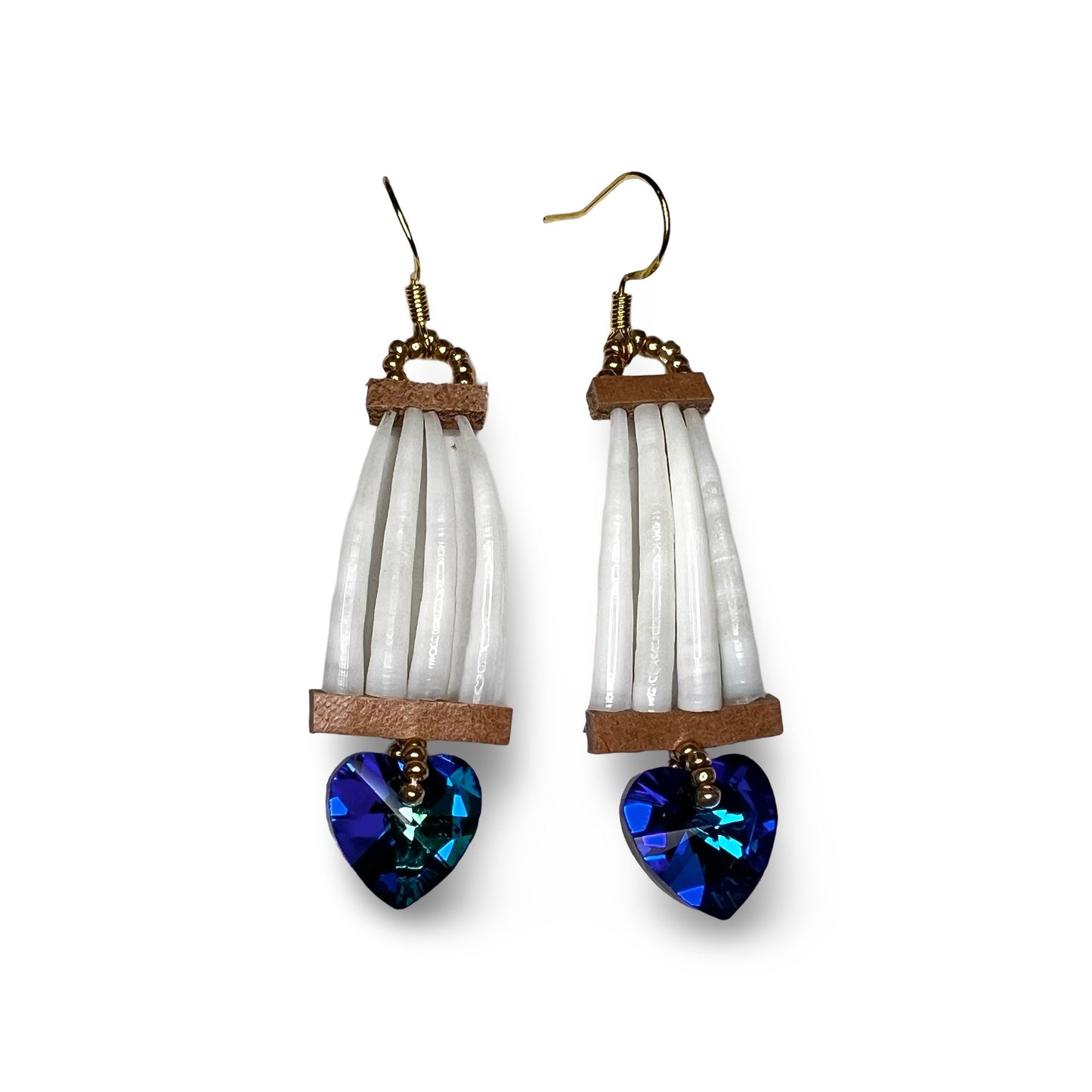 MH 2" Dentalium Earrings