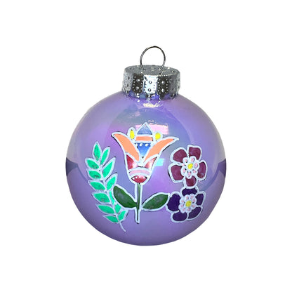 LTB Iridescent Painted Ornaments