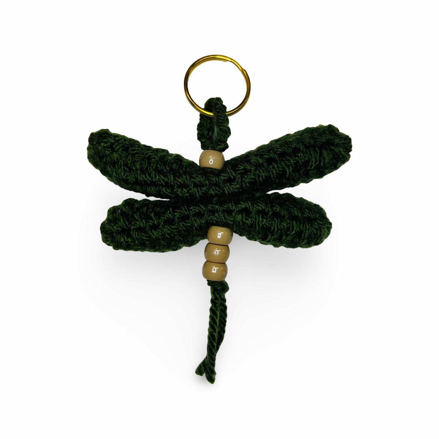 JH Crochet Mini Dragonfly Keychain