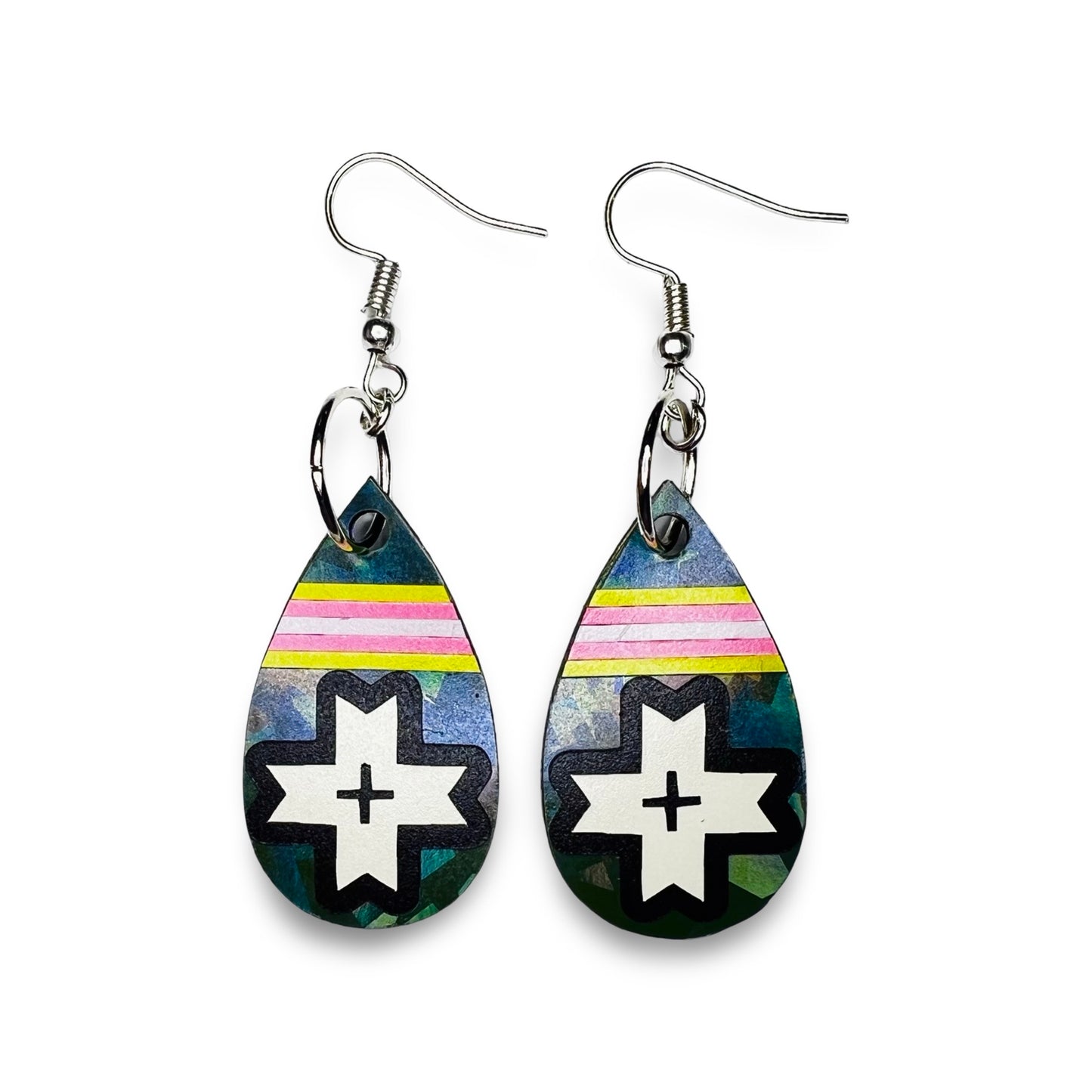 WW Tear Drop Vinyl Earrings